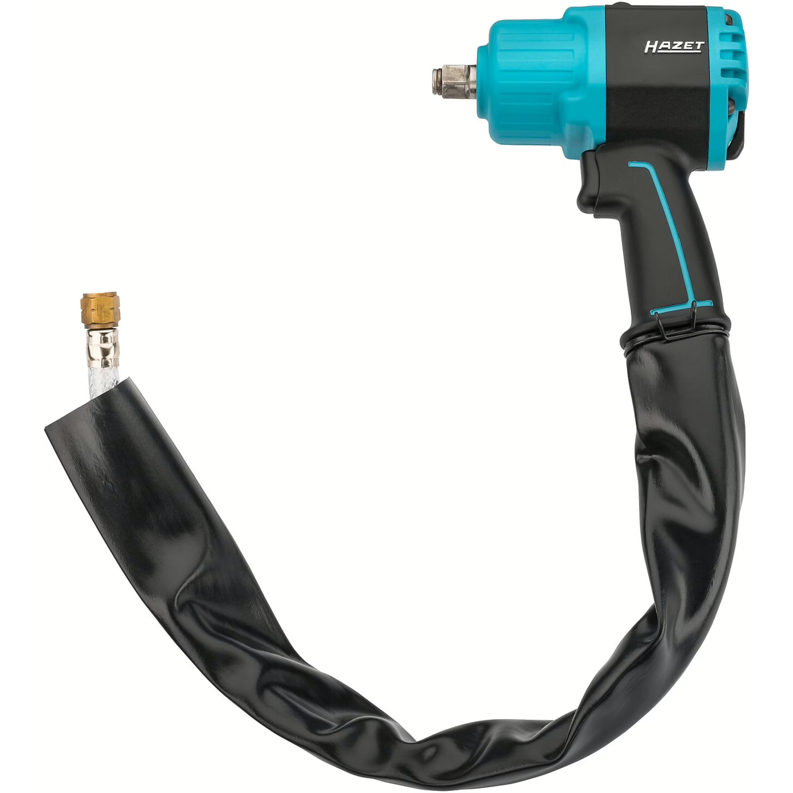 Tuyau silencieux réduction bruit 540 mm pour clé à chocs Twin Turbo 9012MTT 9012TT avec serrage à ressort HAZET - 9040-012