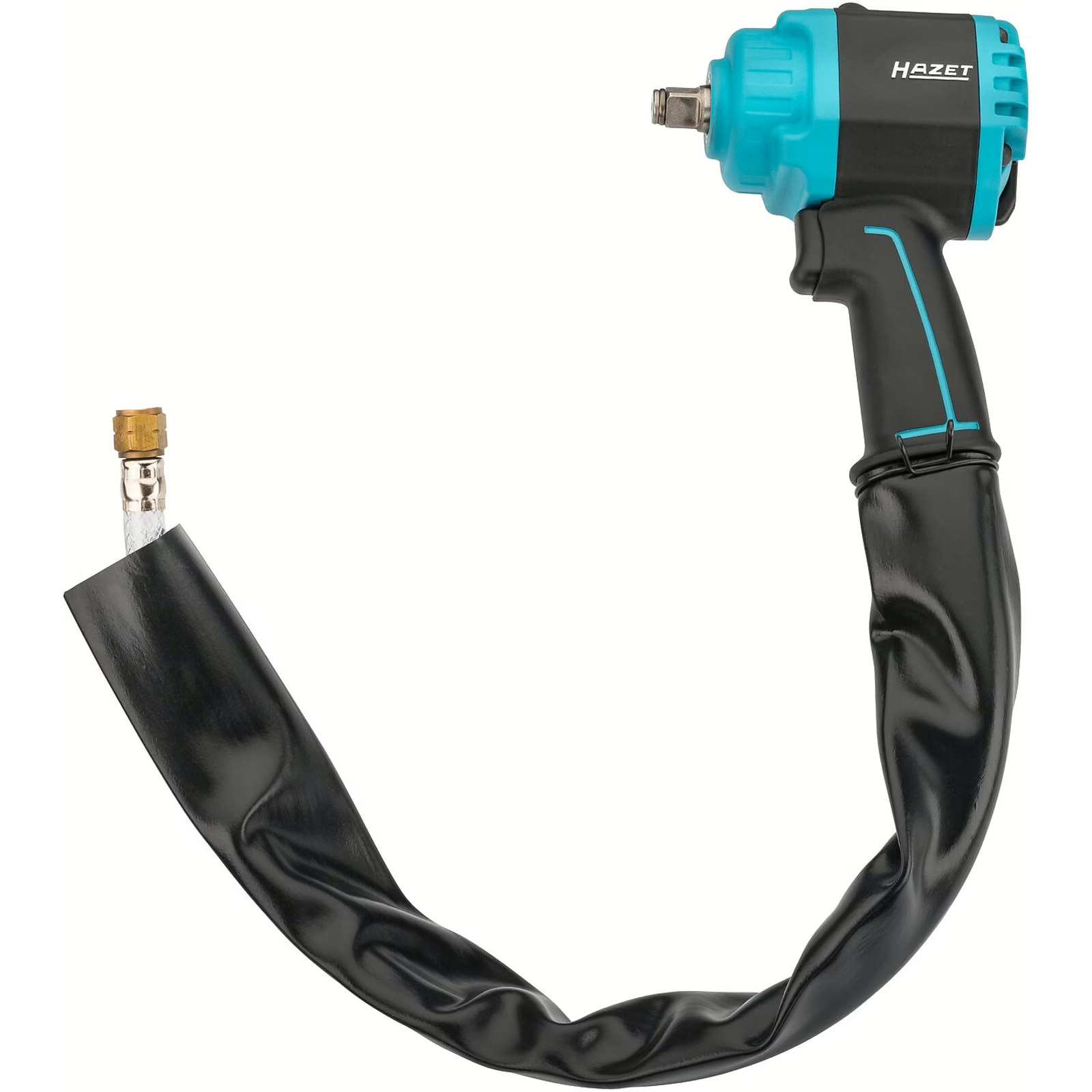Tuyau silencieux réduction bruit 540 mm pour clé à chocs Twin Turbo 9012MTT 9012TT avec serrage à ressort HAZET - 9040-012