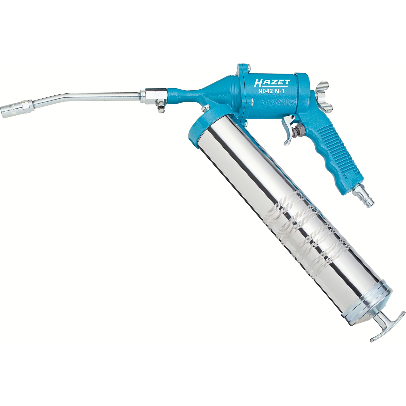 Presse à graisse 400 ml réglable 360° avec tuyau nylon HAZET - 9042N-1
