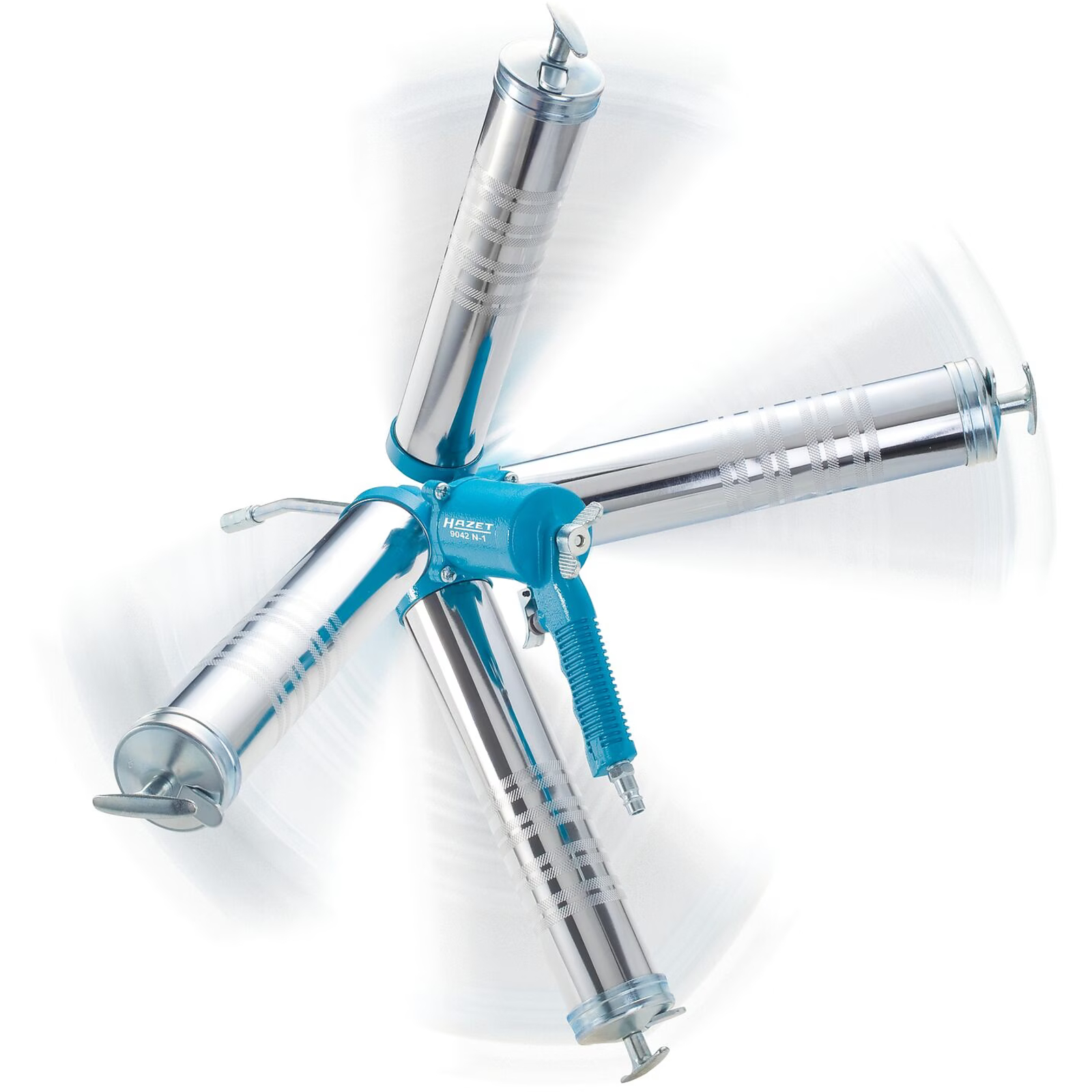 Presse à graisse 400 ml réglable 360° avec tuyau nylon HAZET - 9042N-1