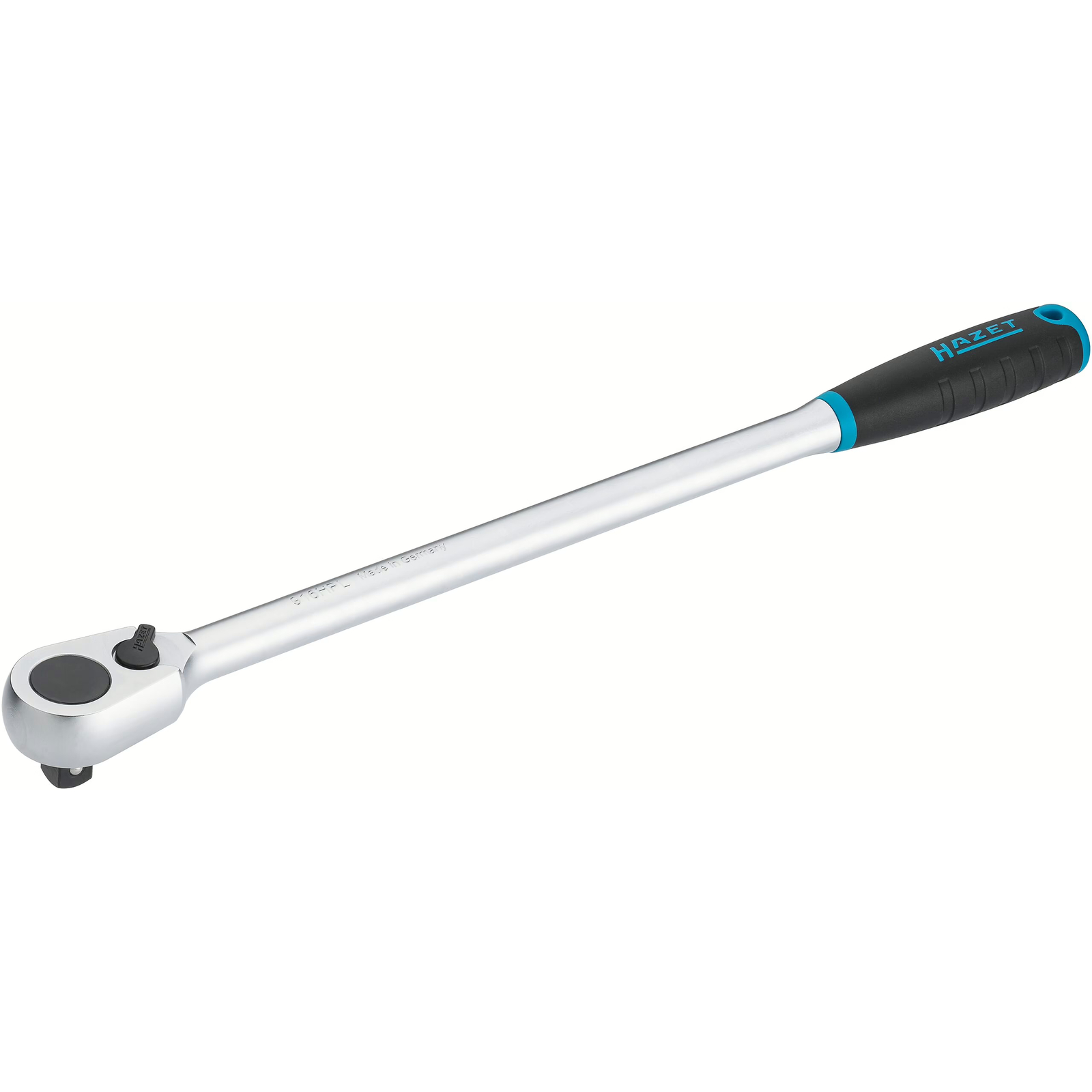 Cliquet réversible HiPer long 415 mm carré massif 1/2 pouce 90 dents manche bimatière HAZET - 916HPL