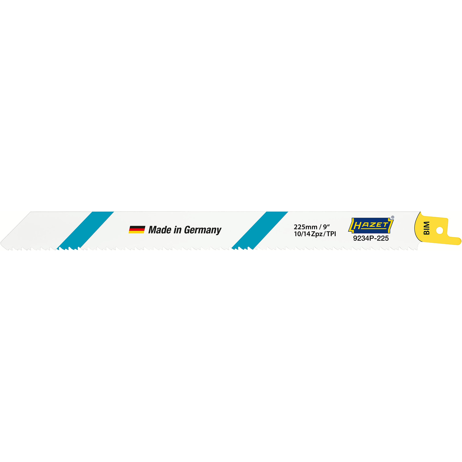 Jeu de lames de scie sabre flexibles 205 mm 5 pièces pour bois et métal HAZET - 9234P-225/5