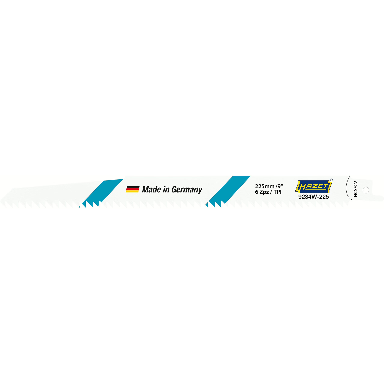 Jeu de lames de scie sabre 205 mm 5 pièces pour bois et plastique HAZET - 9234W-225/5