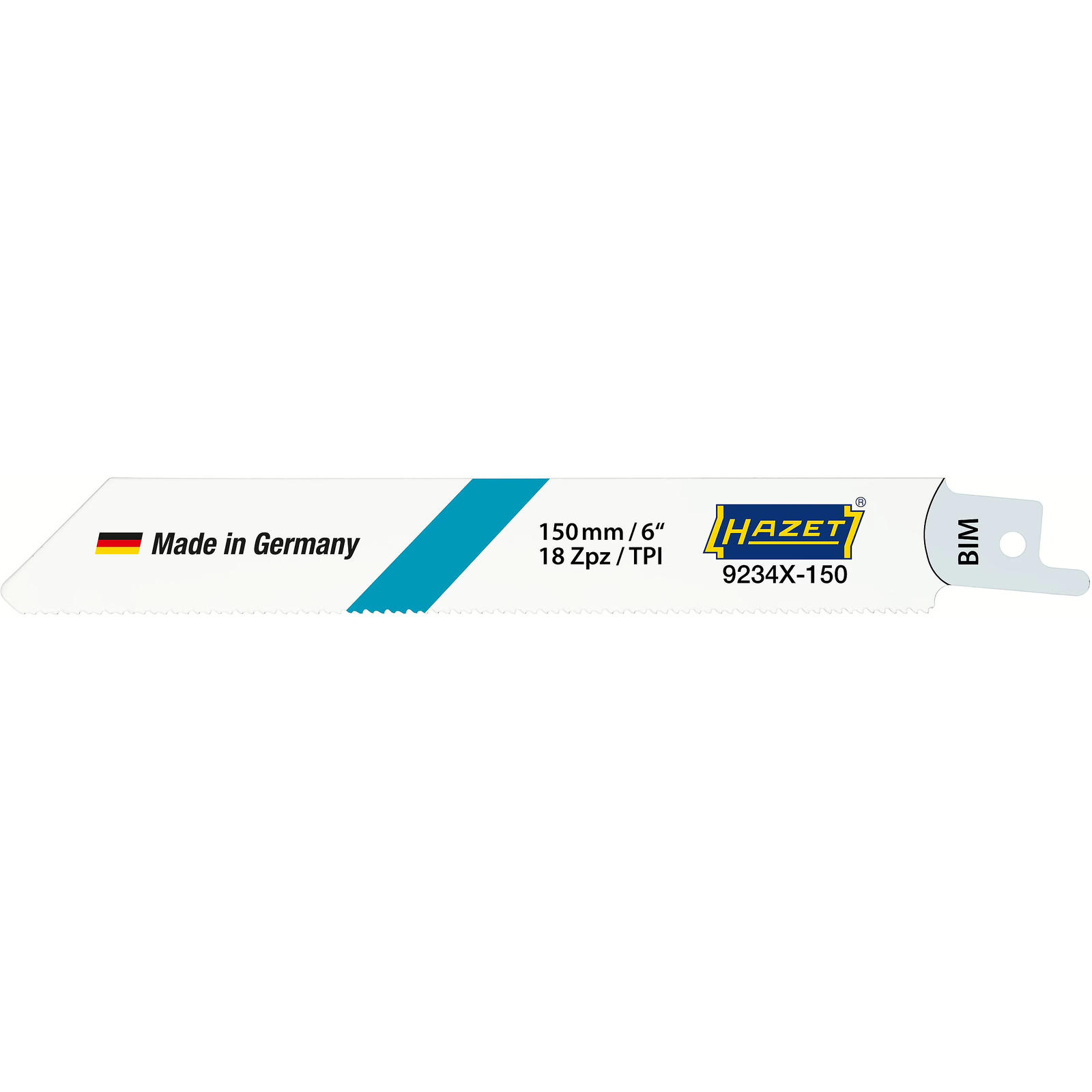 Jeu de lames de scie sabre flexibles 130 mm acier inox 5 pièces HAZET - 9234X-150/5