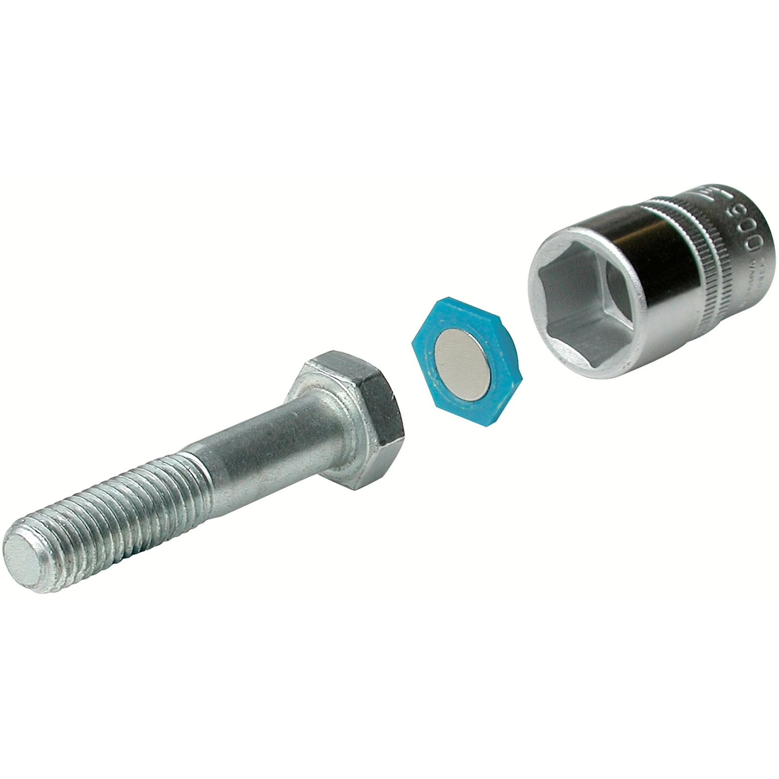 Insert magnétique pour douilles 6 et 12 pans 10-19 mm jeu 10 pièces HAZET - 960MGT