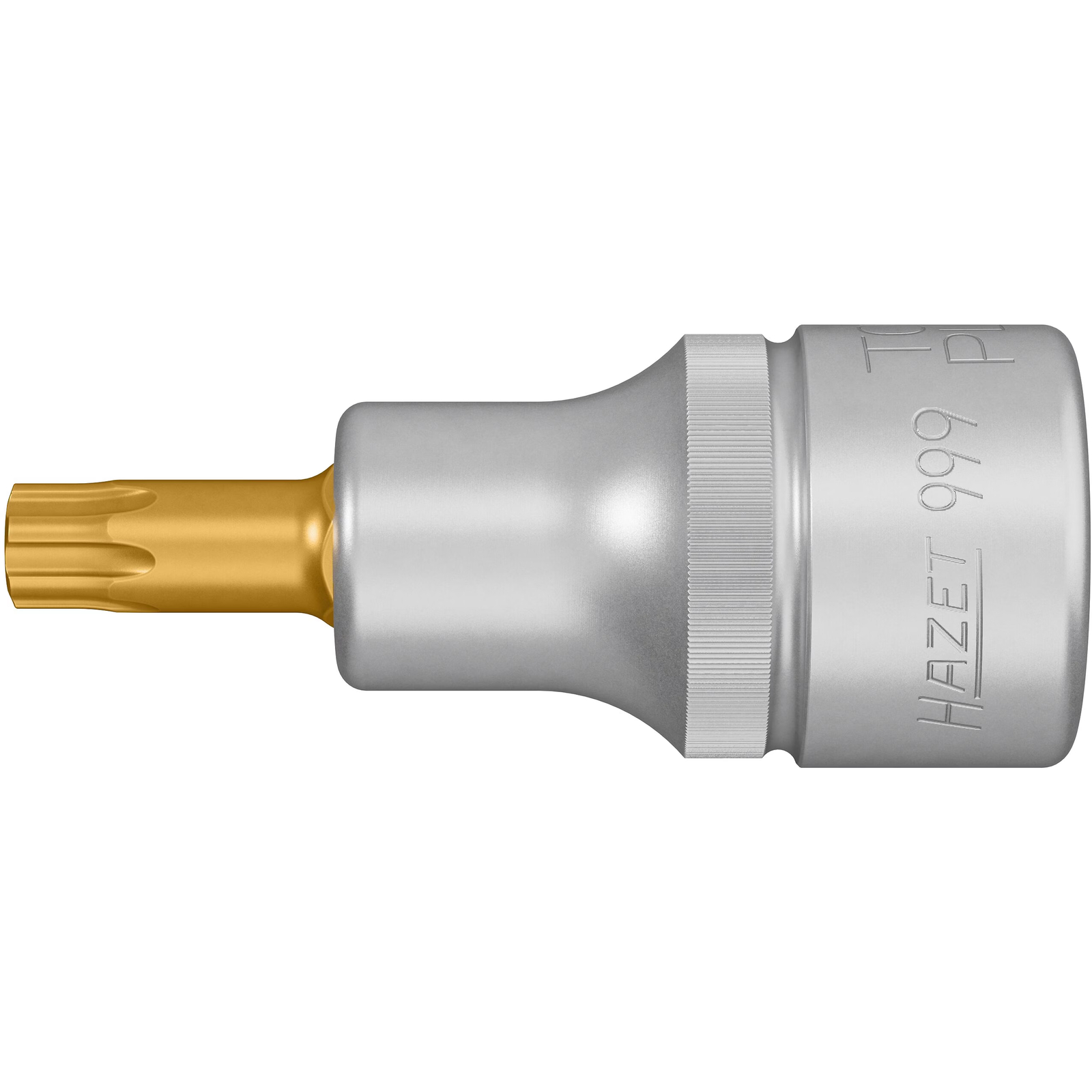Douille mâle TORX PLUS 40IP carré creux 1/2 pouce 12,5 mm avec moletage HAZET - 999-40IP