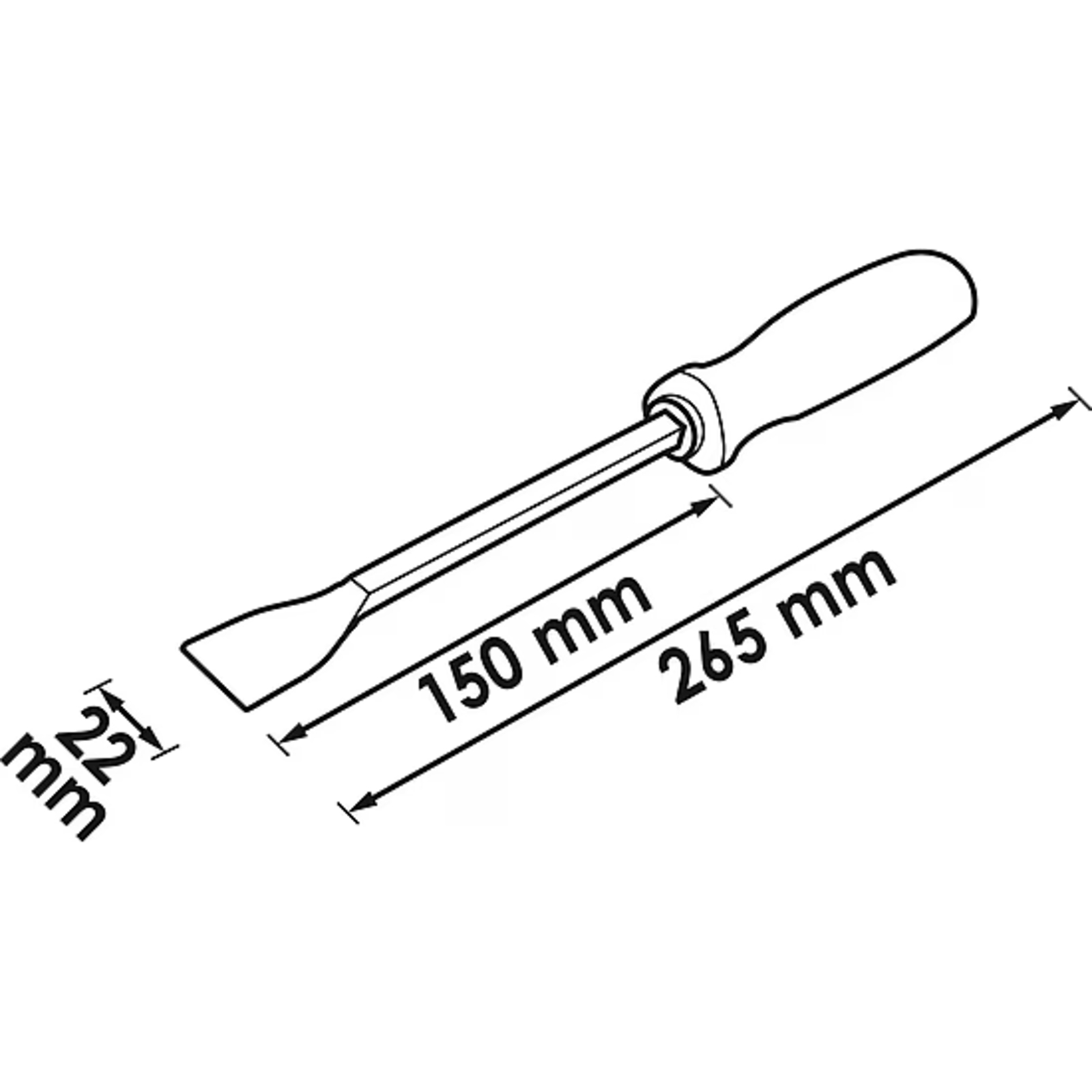 Jeu de grattoirs de joint long  VIGOR - V1213