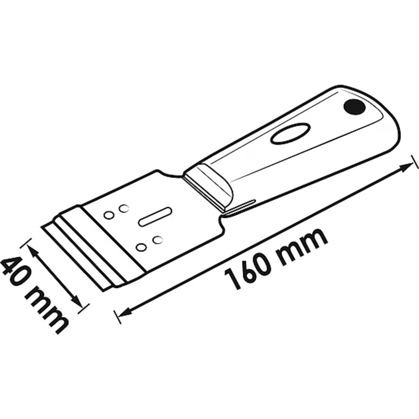 Grattoir universel  VIGOR - V1368N