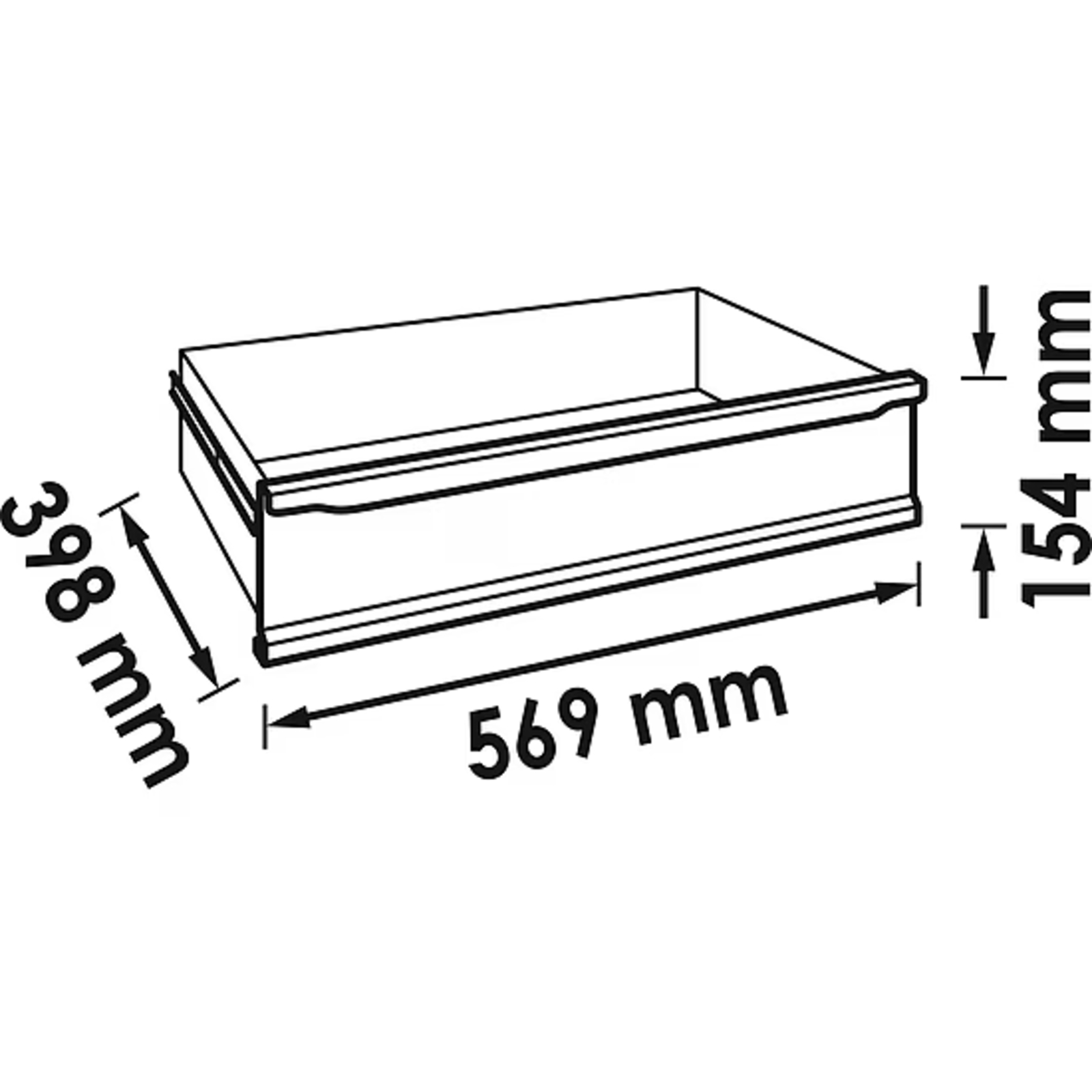 Tiroir haut pour séries L V1901 établi V4813  VIGOR - V1906