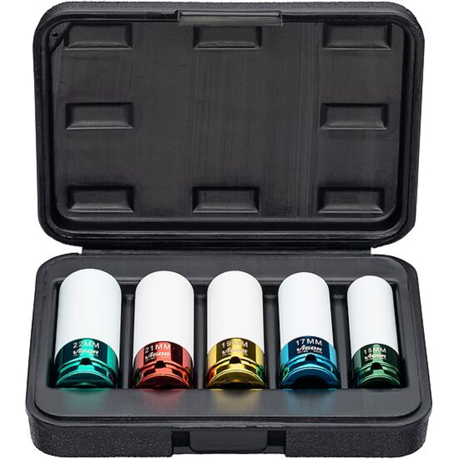 Jeu de douilles à chocs 6 pans extérieurs 1⁄2″ VIGOR - V2257