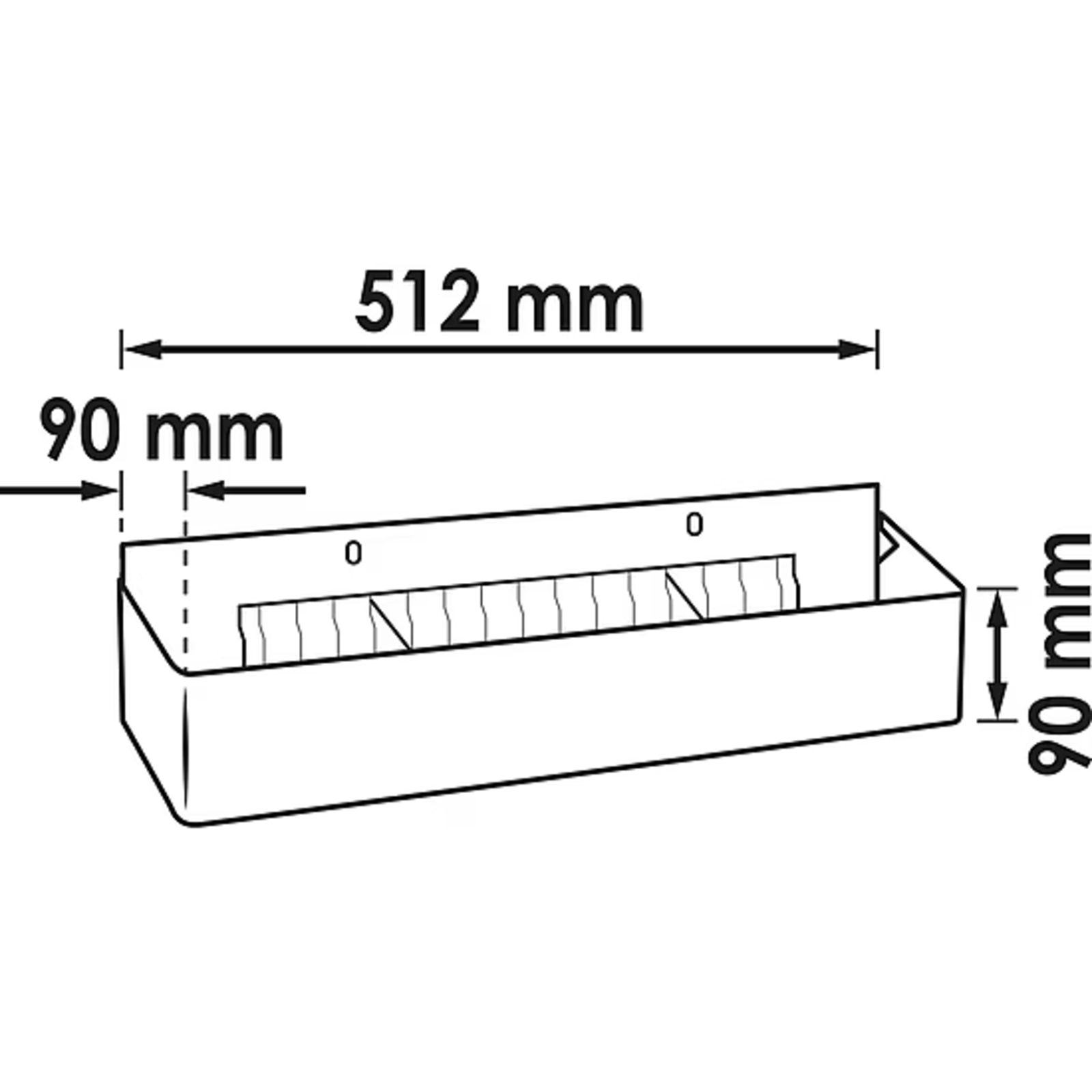 Support pour aérosol extra long pour séries XD jusqu'à 6 aérosols  VIGOR - V2393-XD
