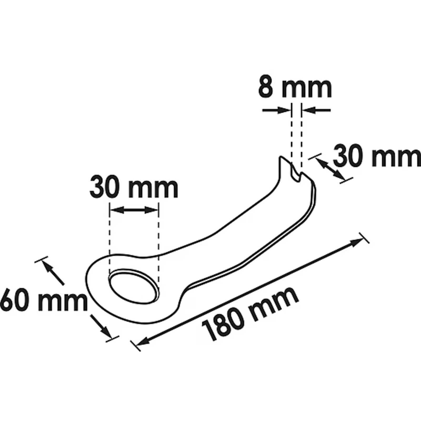 Levier de démontage et déclipseur avec boucle de traction  VIGOR - V2492