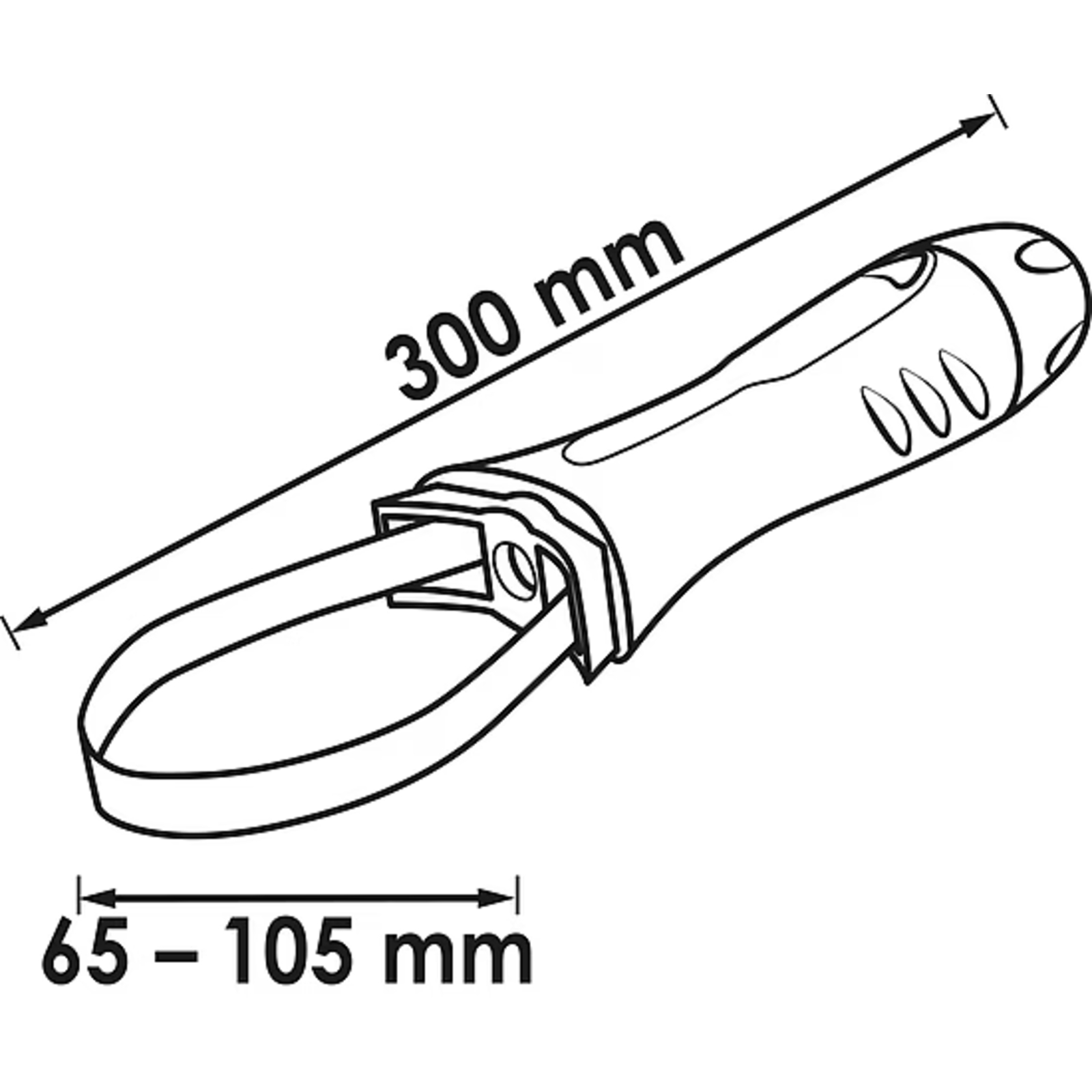 Clé à sangle pour filtres à huile  VIGOR - V2511N
