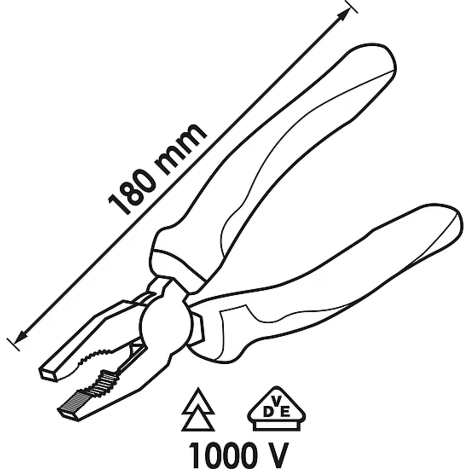Pince universelle VDE  VIGOR - V2628
