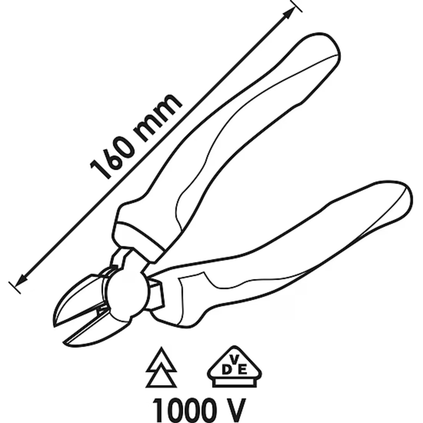 Pince coupante diagonale VDE  VIGOR - V2629