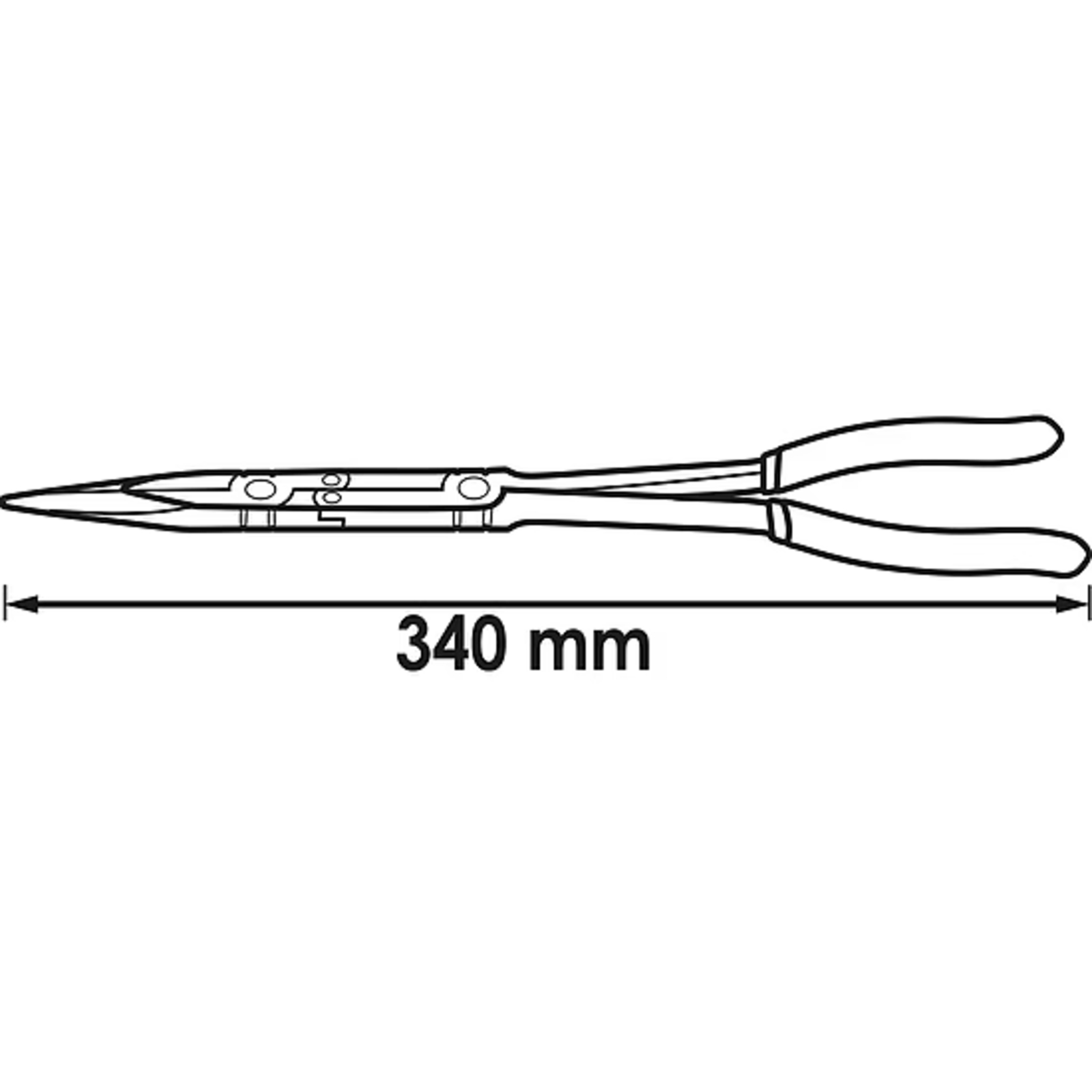 Pince demi-ronde avec double articulation  VIGOR - V2783
