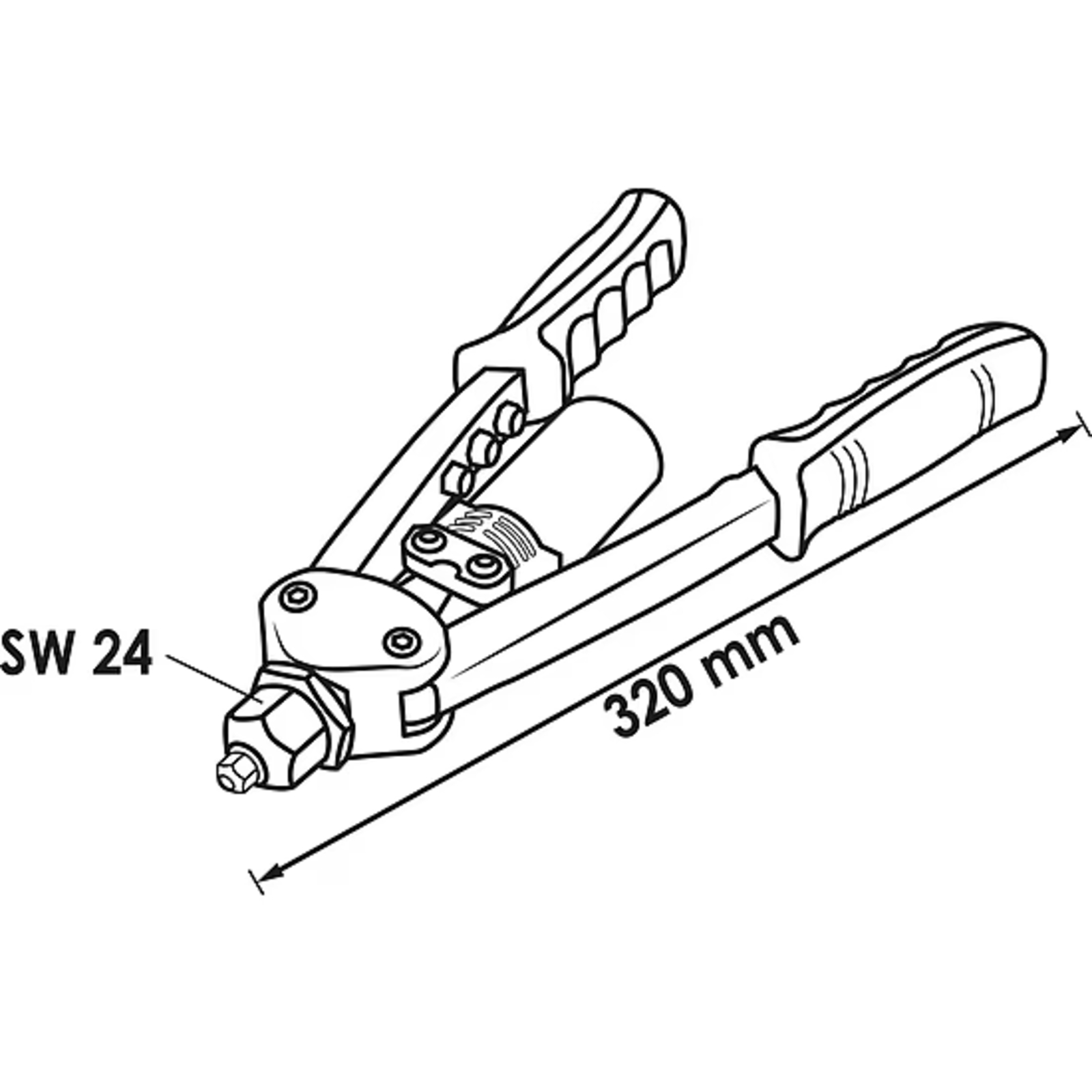 Pince pour rivets aveugles  VIGOR - V2788