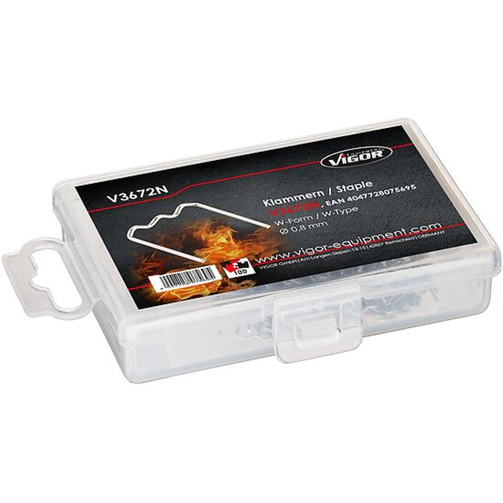 Agrafes de rechange 0,8 mm en forme de W  VIGOR - V3672N