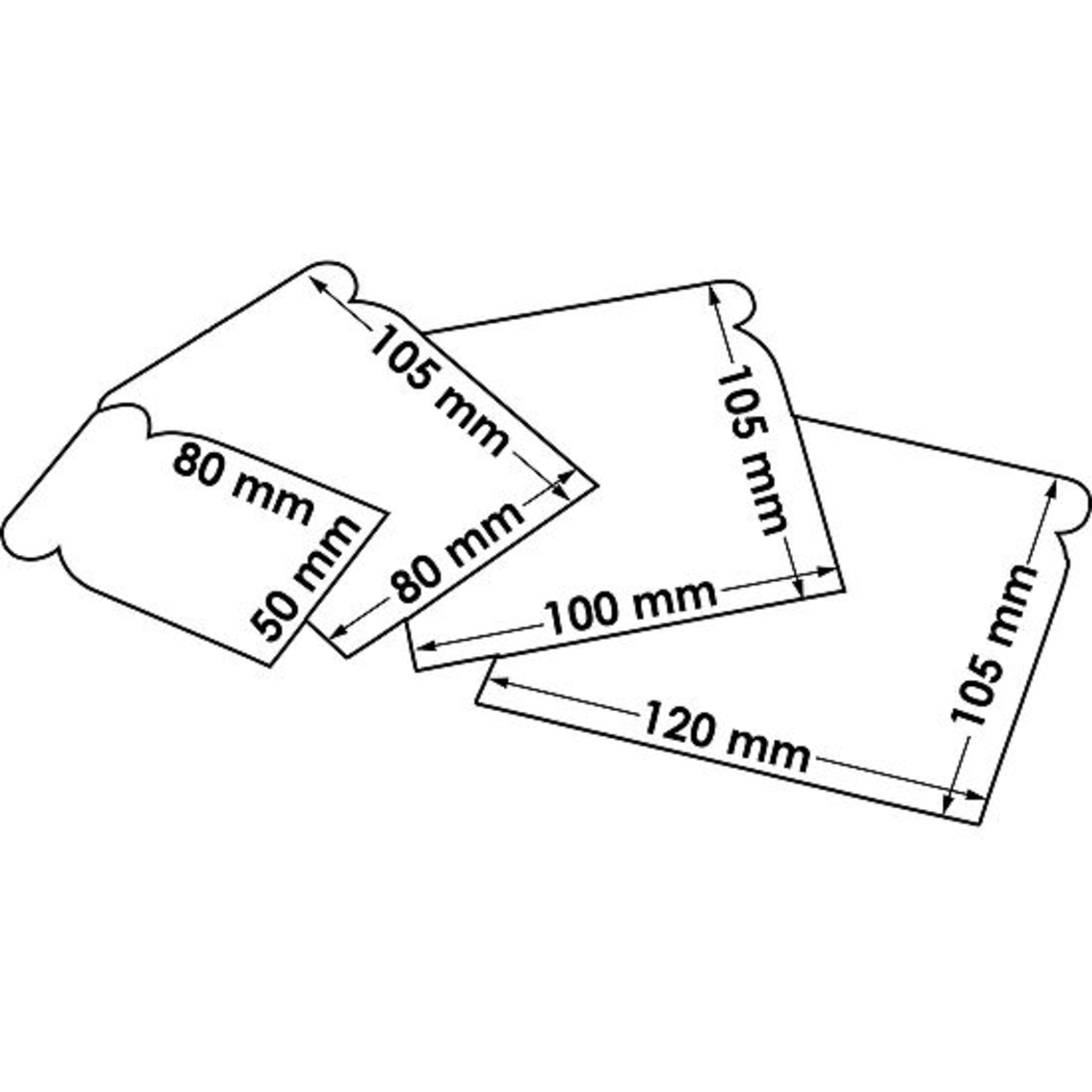 Jeu de spatules japonaises matière plastique  VIGOR - V4278