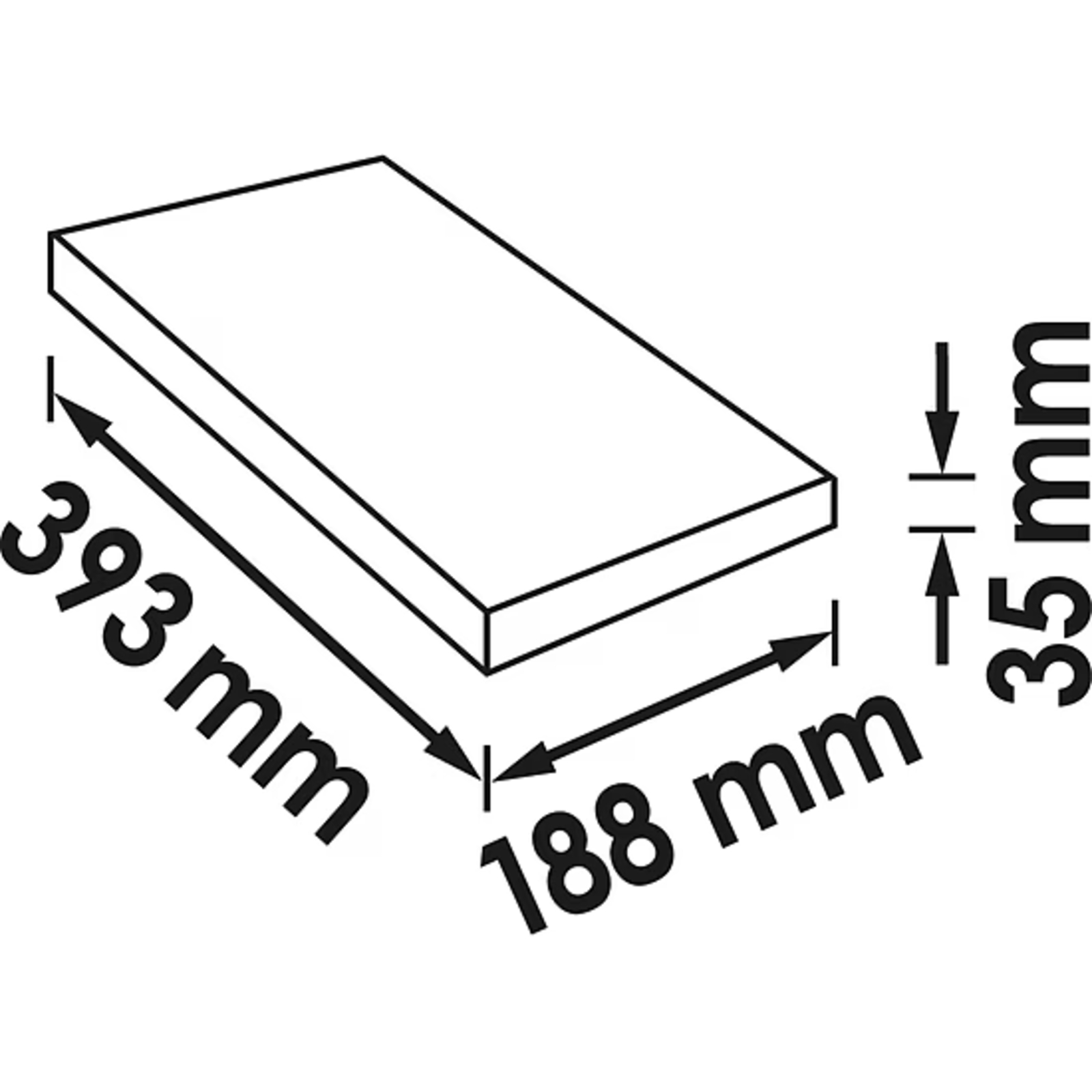 Garniture en mousse souple bimatière · sans entaille  VIGOR - V4631