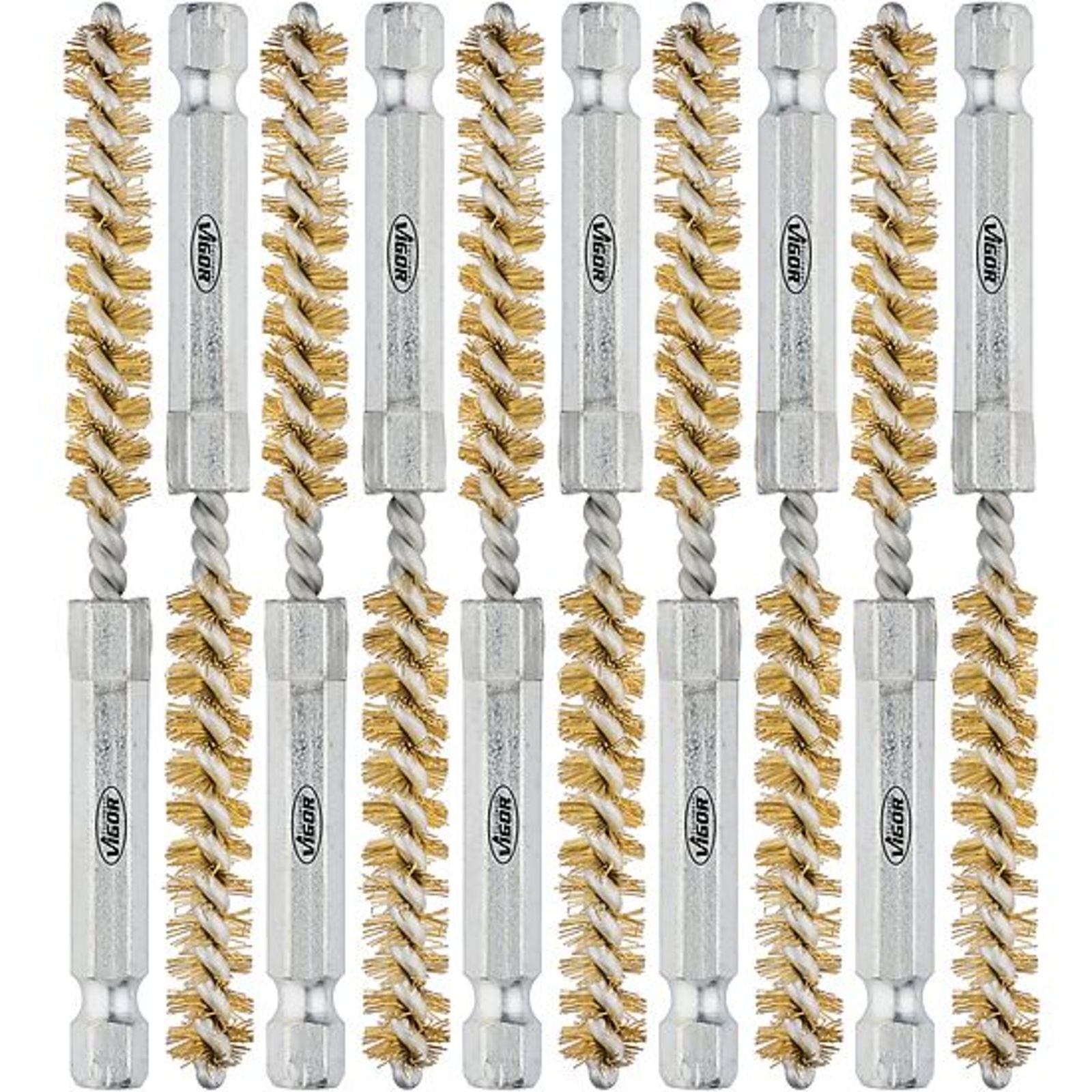 Jeu de brosses en laiton ⌀ 8 mm  VIGOR - V4646M-8
