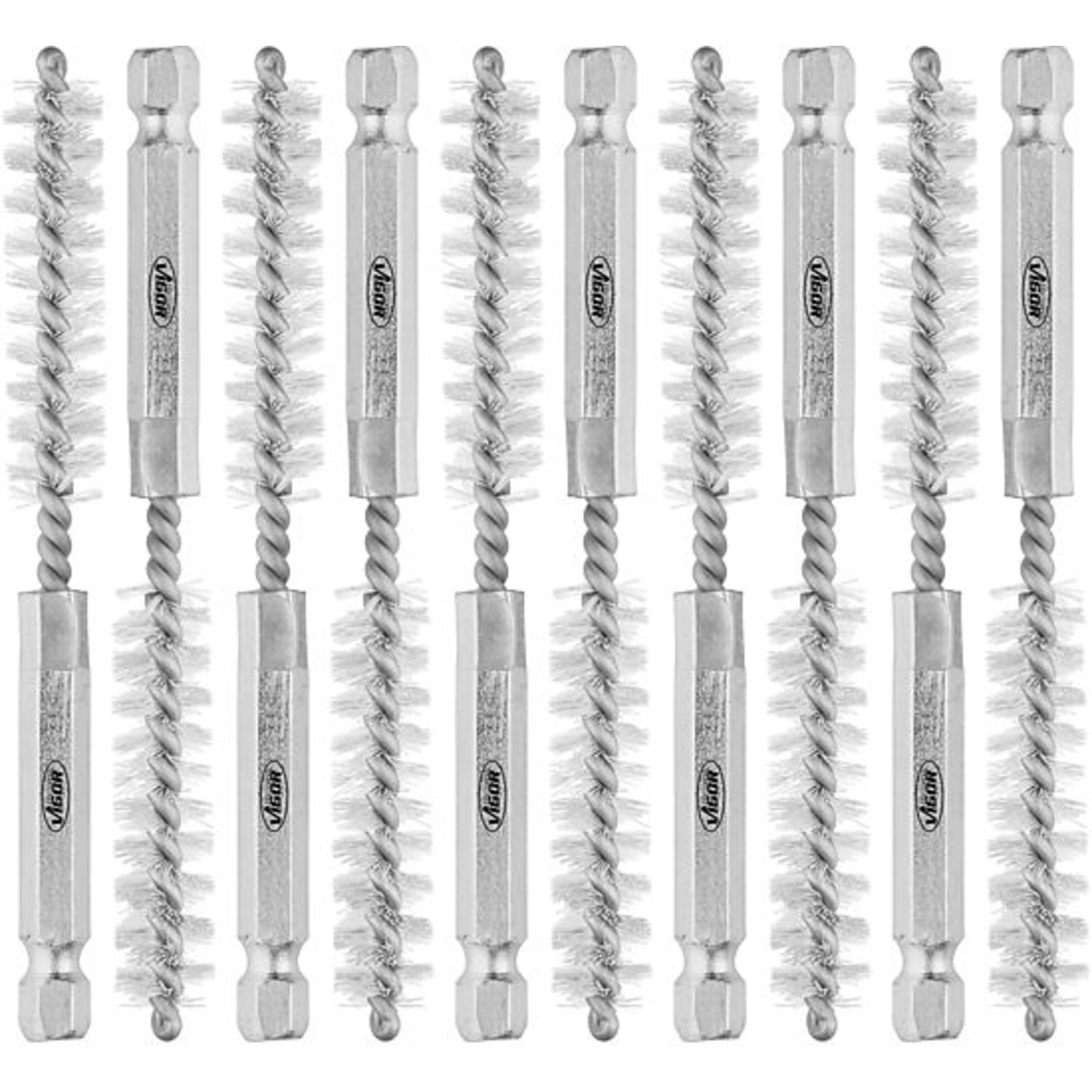 Jeu de brosses en nylon ⌀ 10 mm  VIGOR - V4646N-10