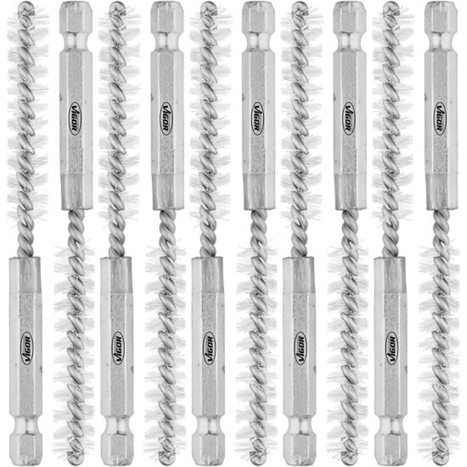 Jeu de brosses en nylon ⌀ 9 mm  VIGOR - V4646N-9