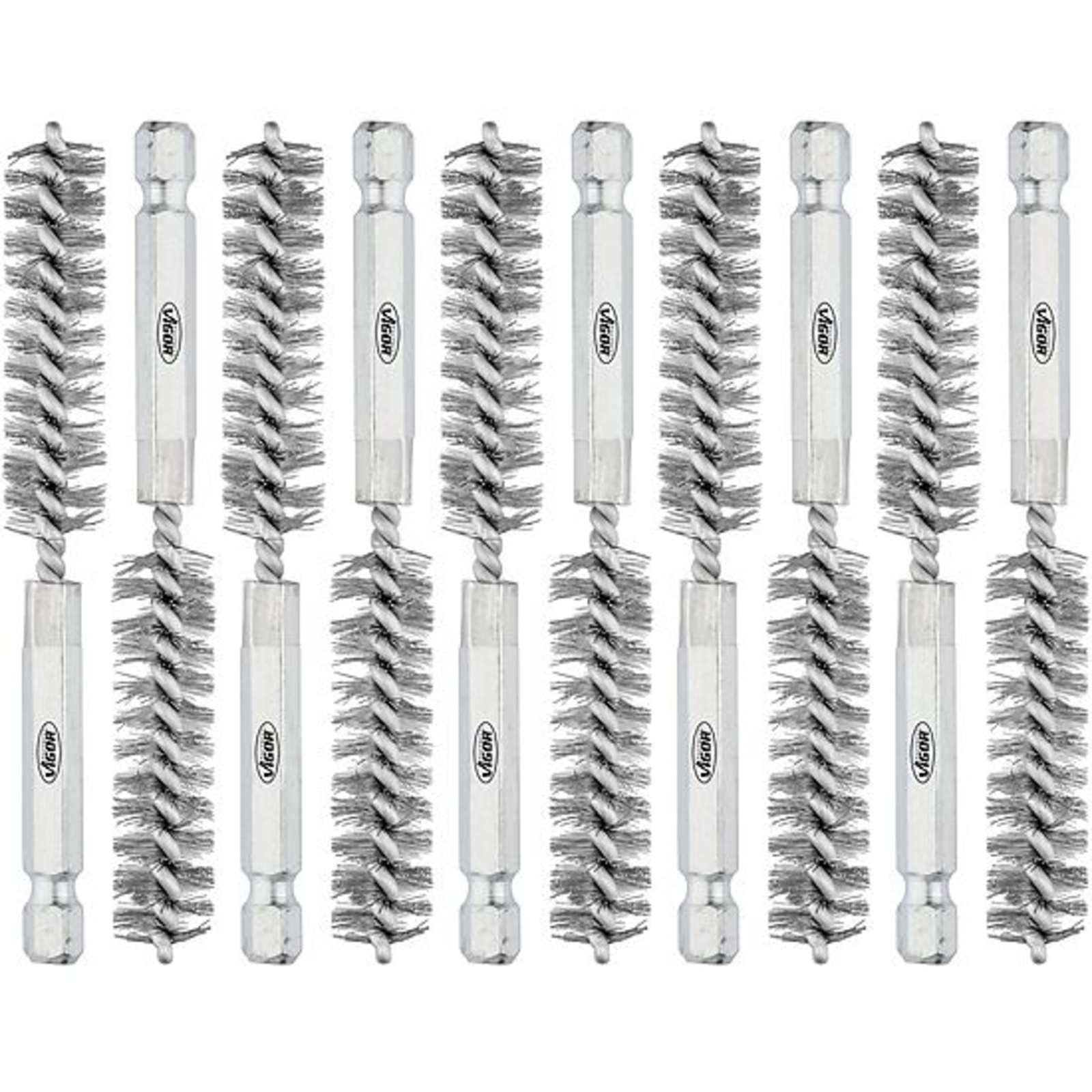 Jeu de brosses en acier ⌀ 12 mm  VIGOR - V4646S-12