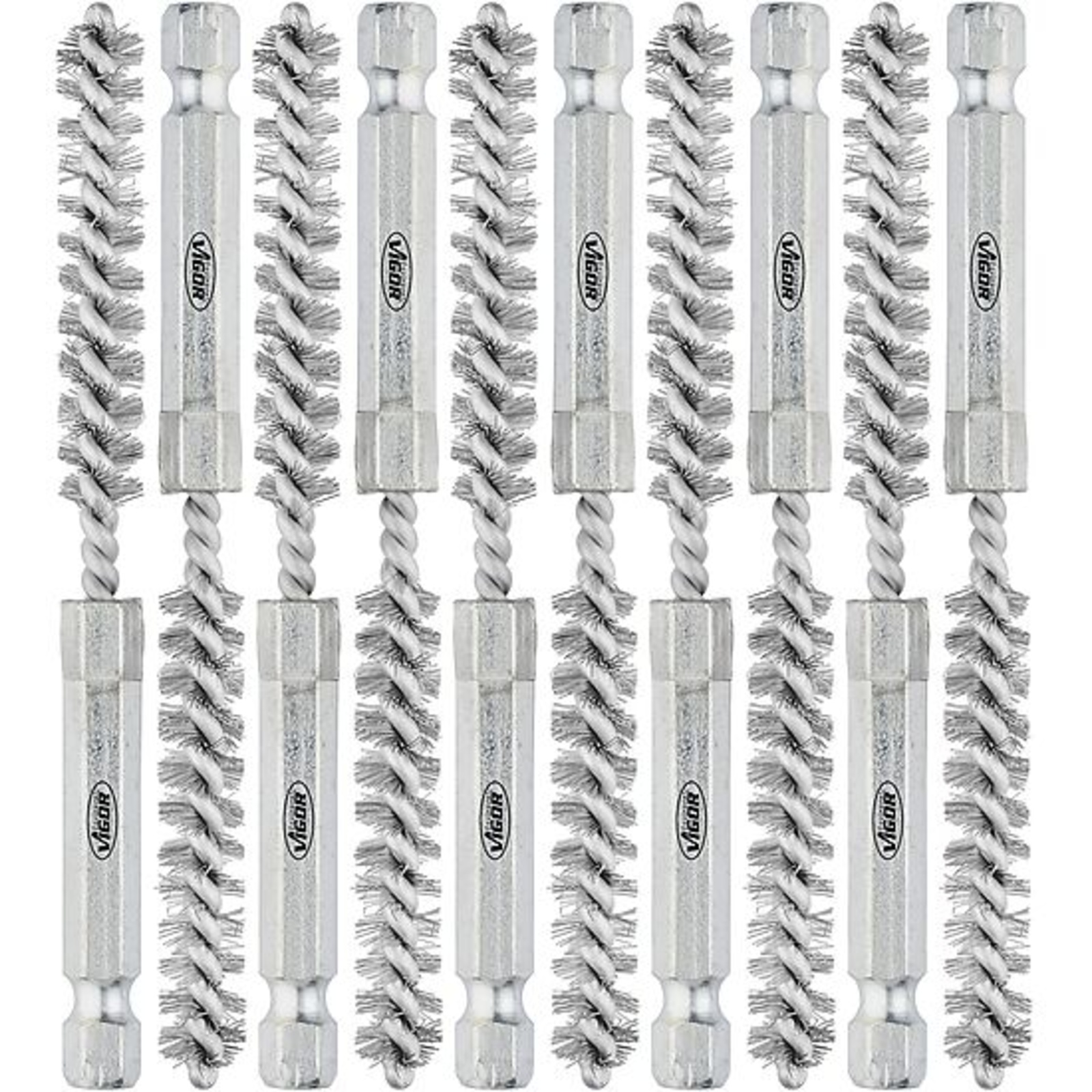 Jeu de brosses en acier ⌀ 8 mm  VIGOR - V4646S-8