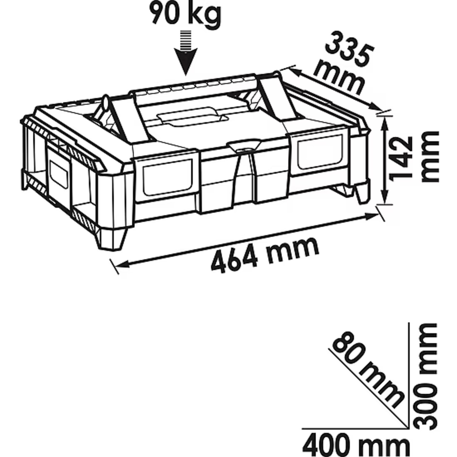 Boîte multiple L vide  VIGOR - V4700-L