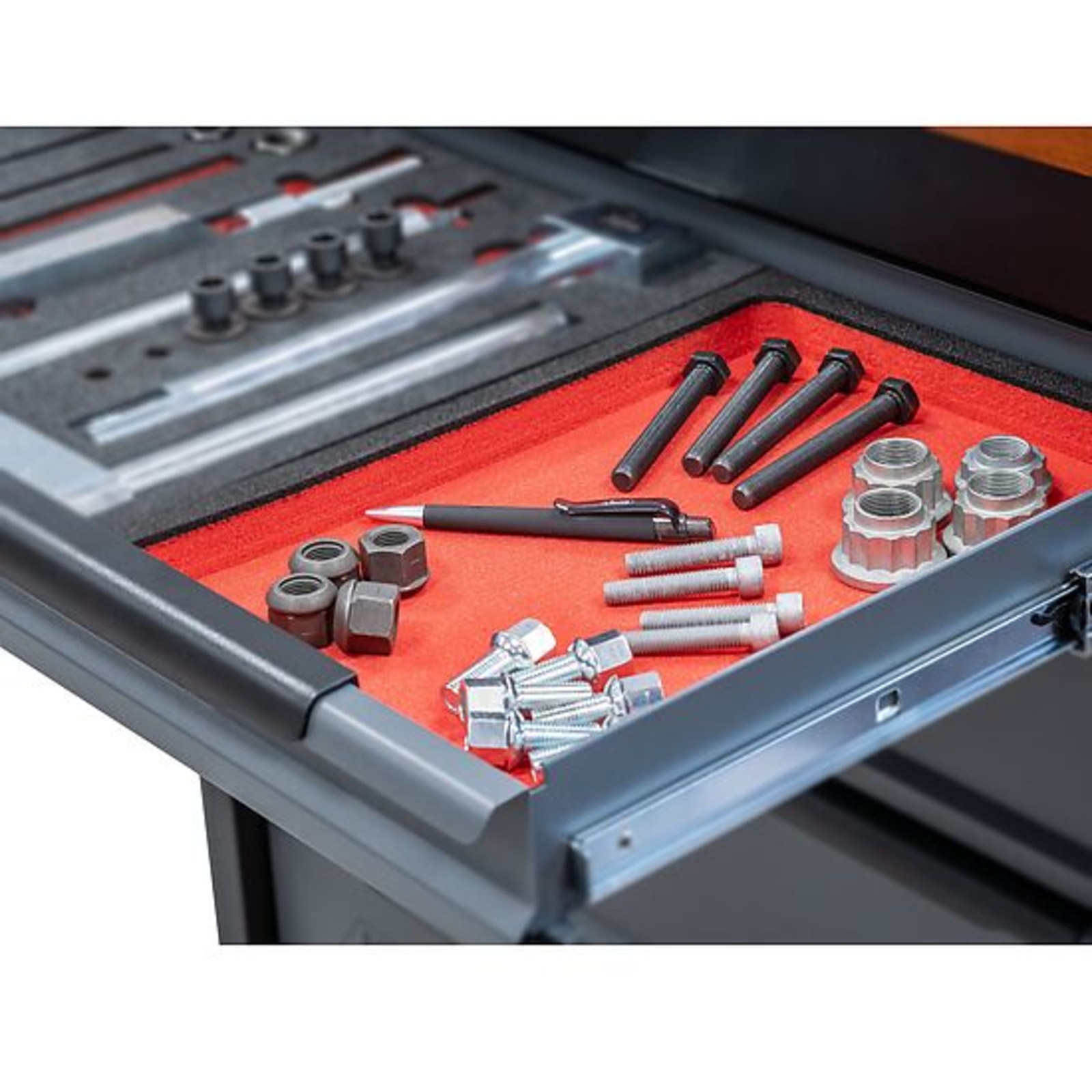 Garniture en mousse souple bimatière · avec compartiment vide  VIGOR - V5018