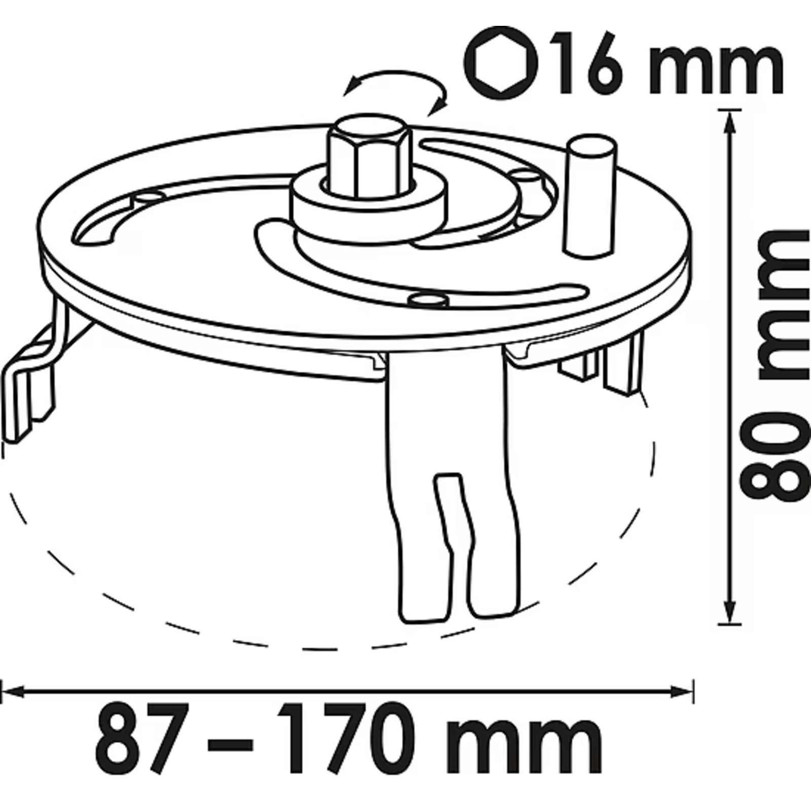 Clé pour capteur de carburant universelle  VIGOR - V5048