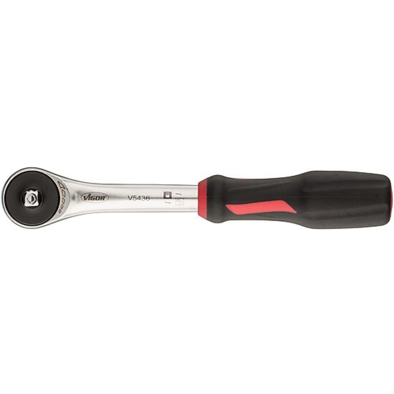 Cliquet réversible à poignée rotative 360° 1⁄4″  VIGOR - V5436