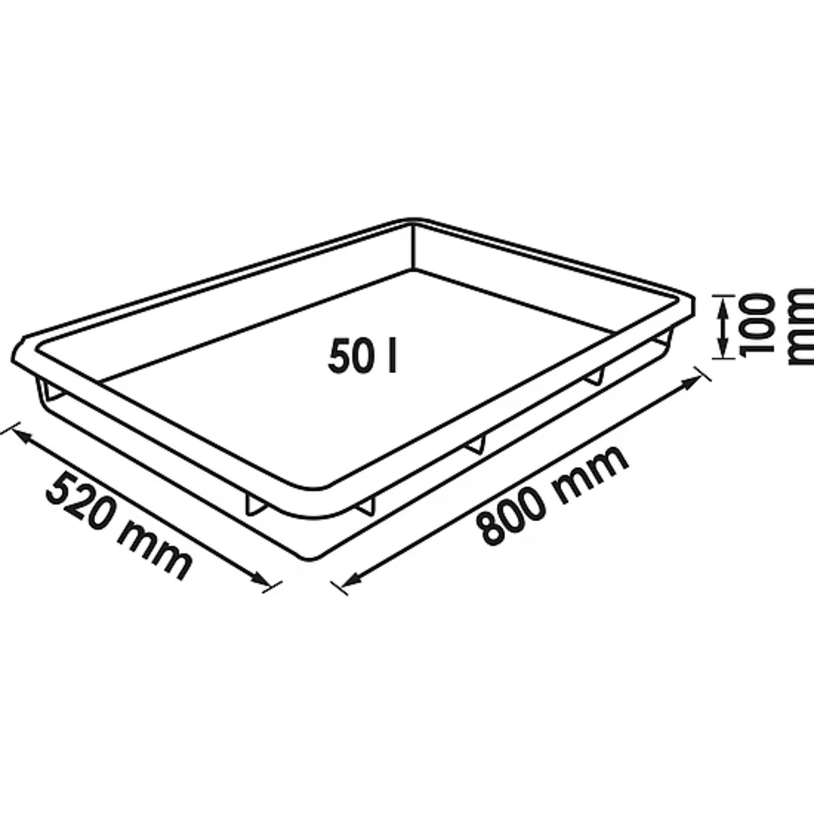 Bac multi-usage 42 l  VIGOR - V5488