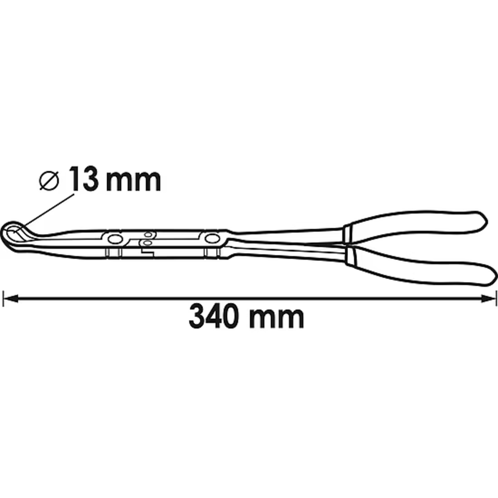 Pince à bougies d'allumage avec double articulation  VIGOR - V5494