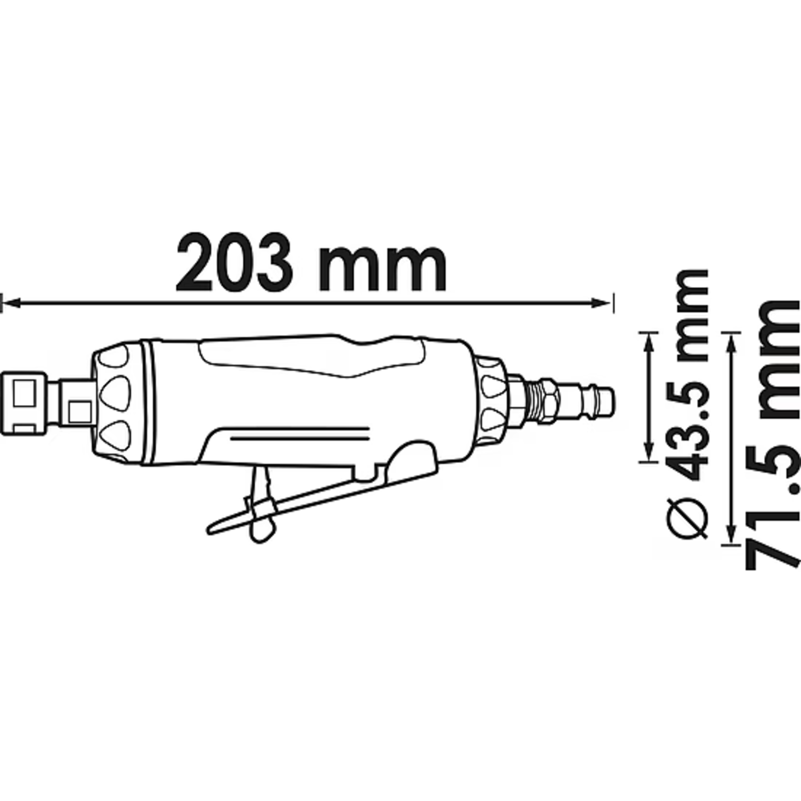 Meuleuse droite  VIGOR - V5672