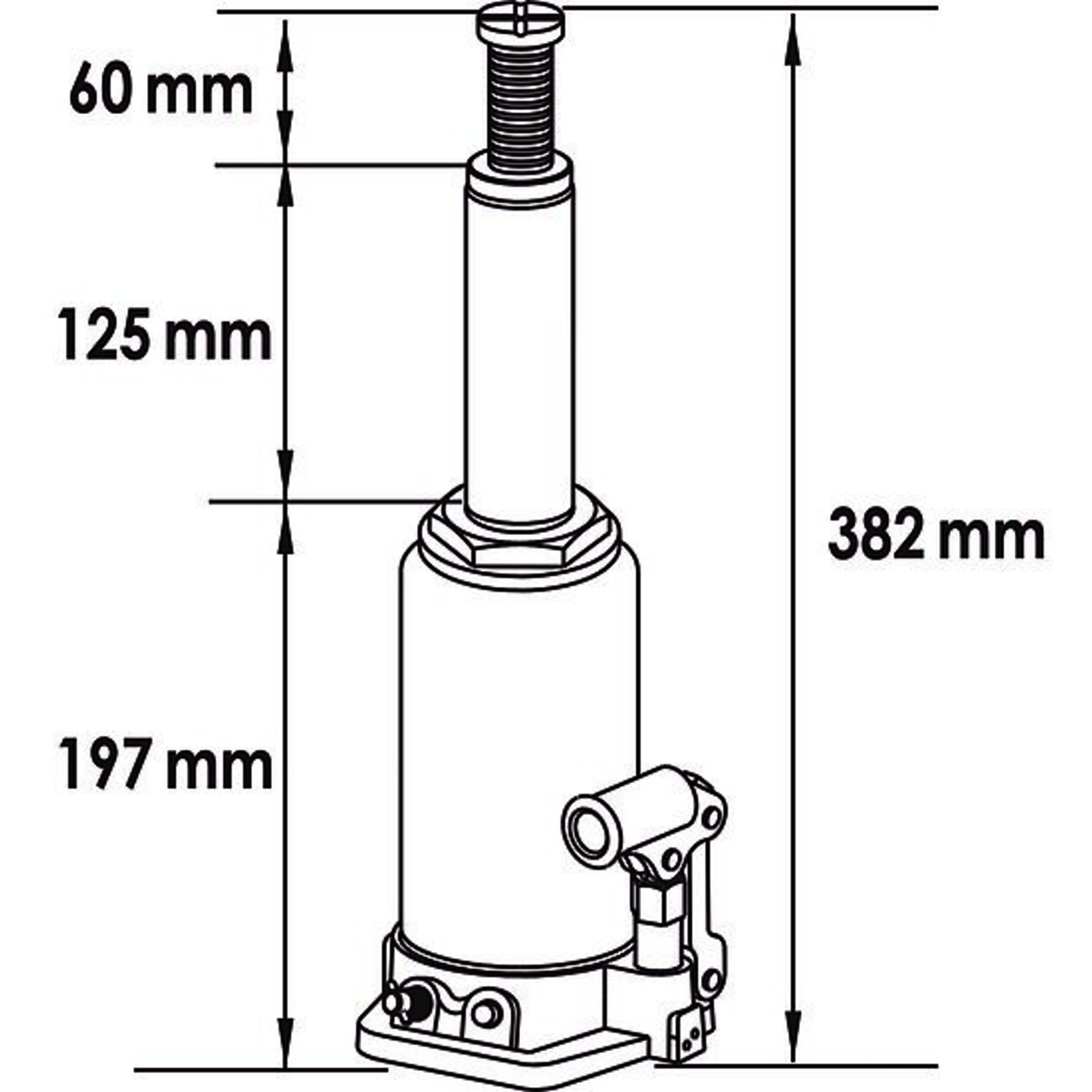 Cric hydraulique 6 tonnes  VIGOR - V6029-6.0