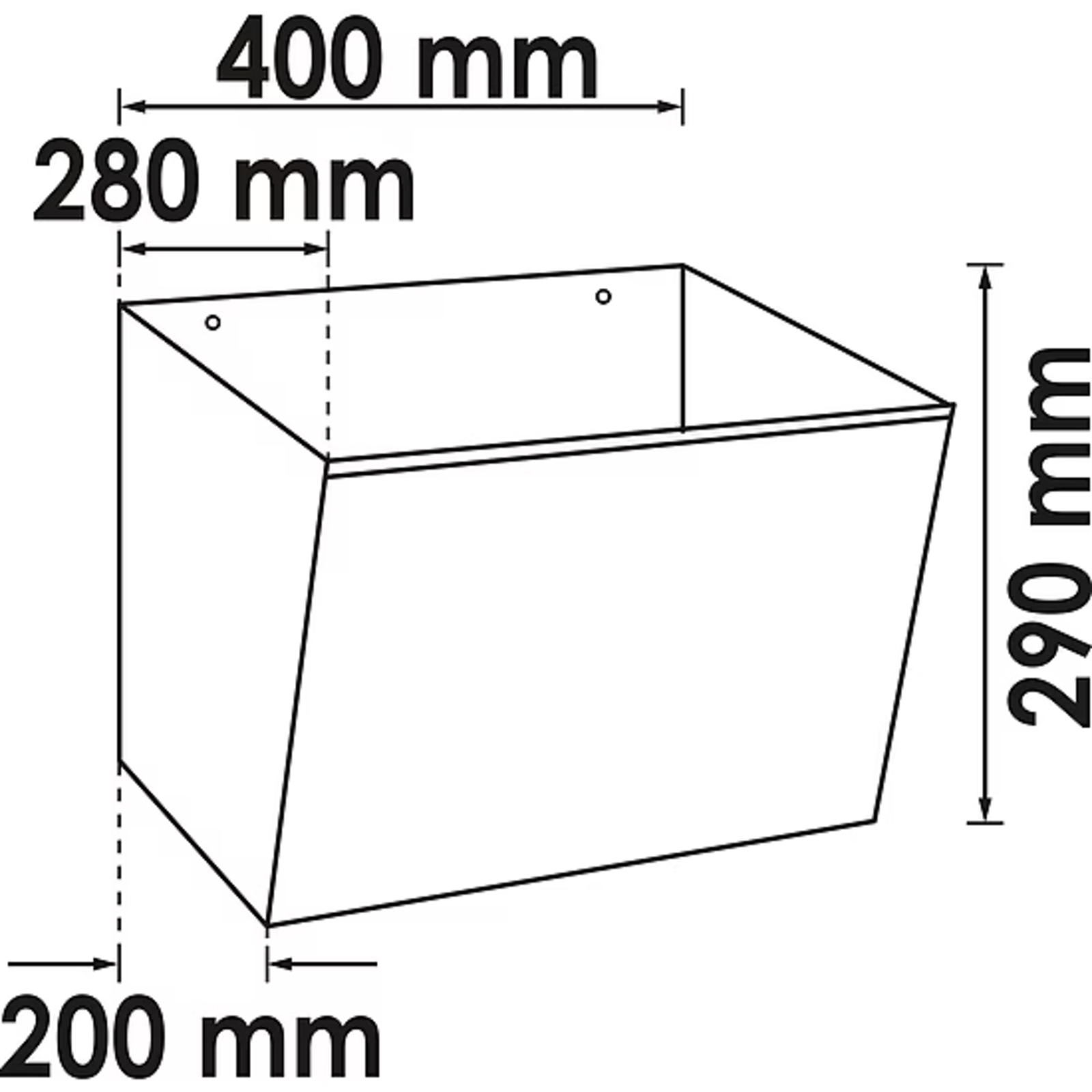 Réservoir de déchets  VIGOR - V6395