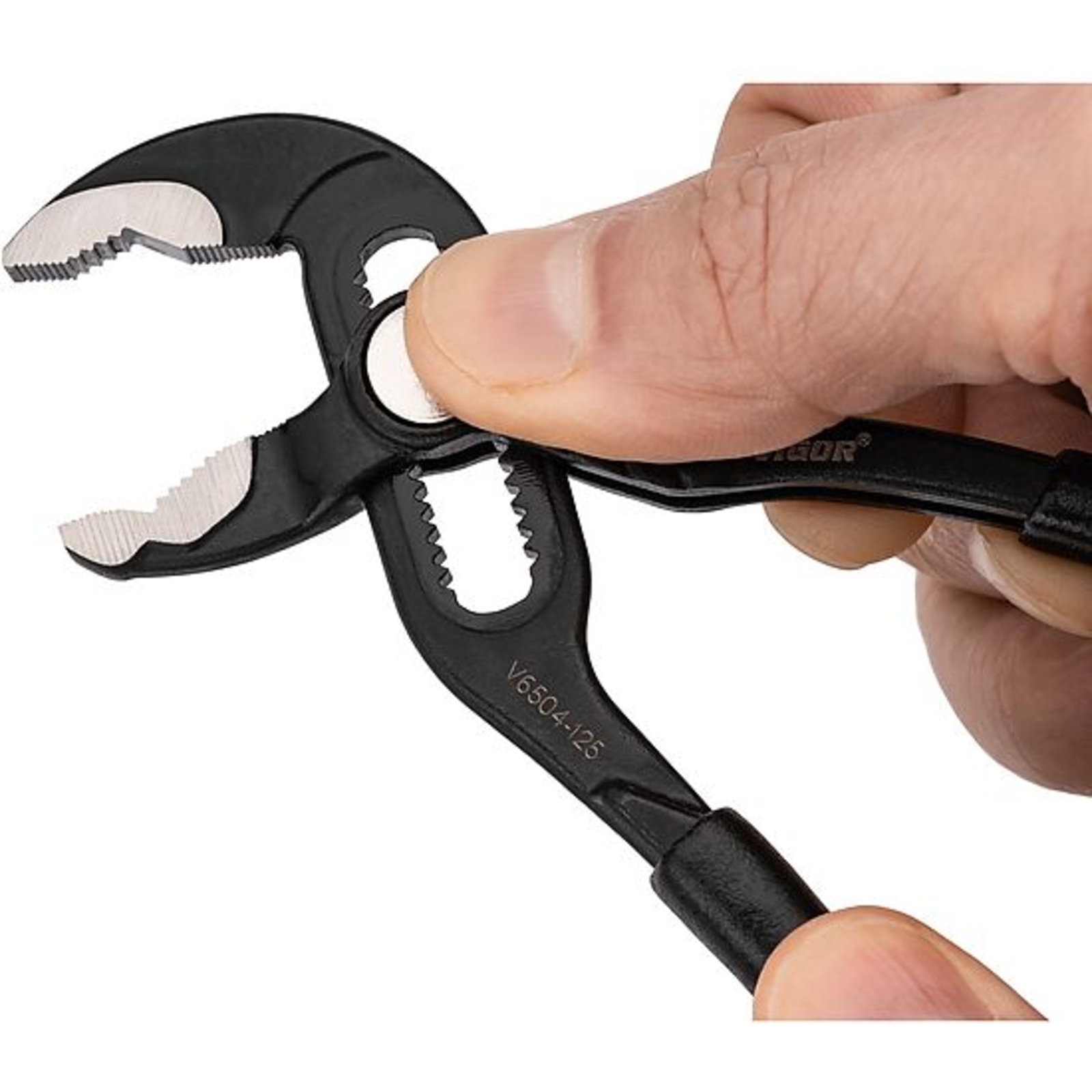 Pince multiprise avec bouton-poussoir  VIGOR - V6504-125