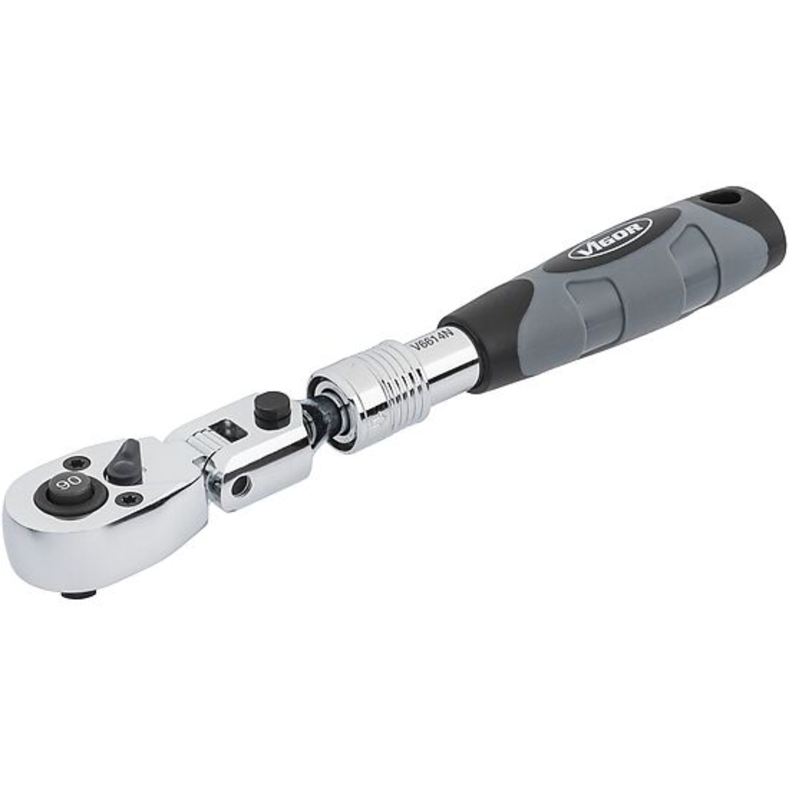 Cliquet réversible télescopique à cardan 1⁄4″  VIGOR - V6614N