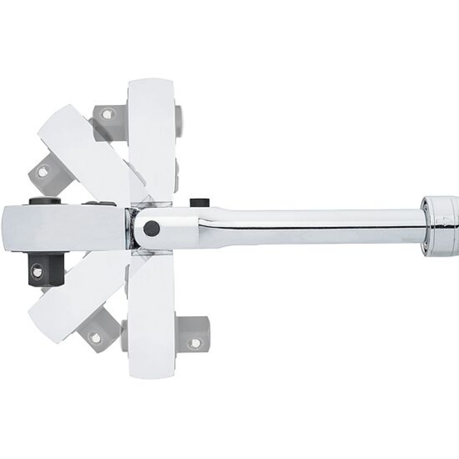 Cliquet réversible télescopique à cardan 1⁄4″  VIGOR - V6614N