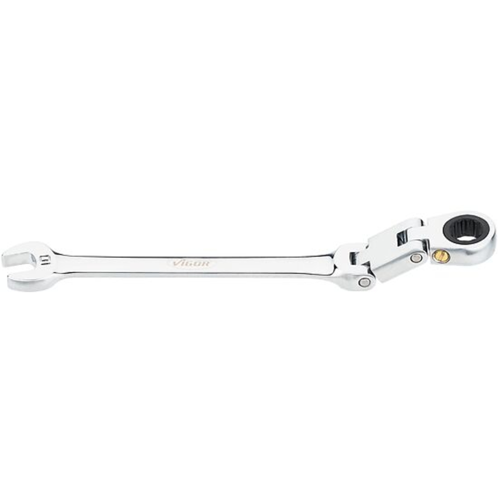 Jeu de clés mixtes à cliquet à double articulation  VIGOR - V6752-10