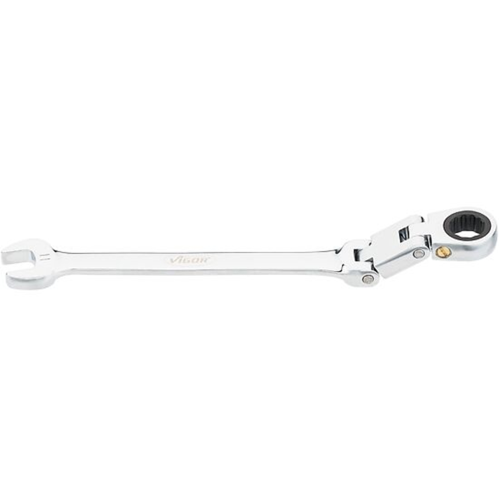 Jeu de clés mixtes à cliquet à double articulation  VIGOR - V6752-11