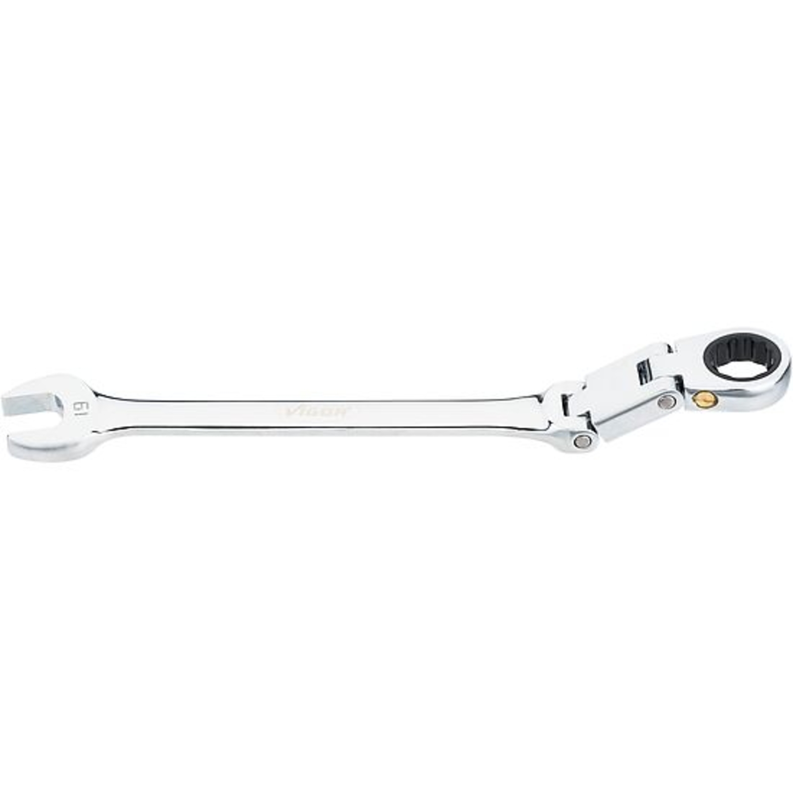 Jeu de clés mixtes à cliquet à double articulation  VIGOR - V6752-19