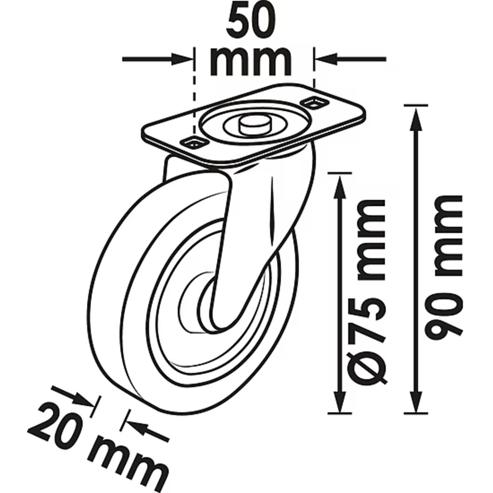 Rouleau de rechange pour planche de visite  VIGOR - V6973-1