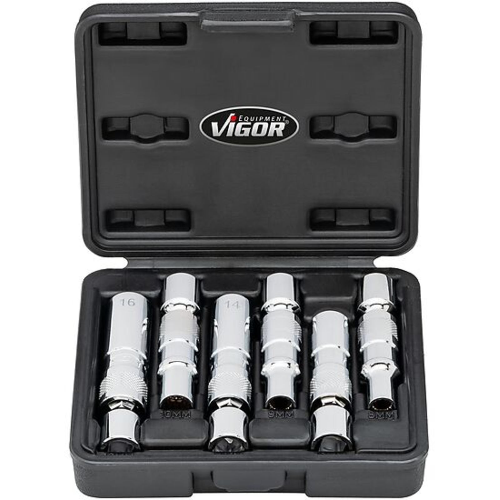 Jeu d'extracteurs de bougies de préchauffage 12 pans extérieurs 3⁄8″  VIGOR - V7016/6