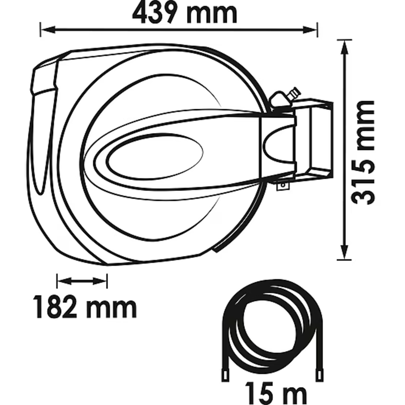 Enrouleur de tuyau  VIGOR - V7143-10
