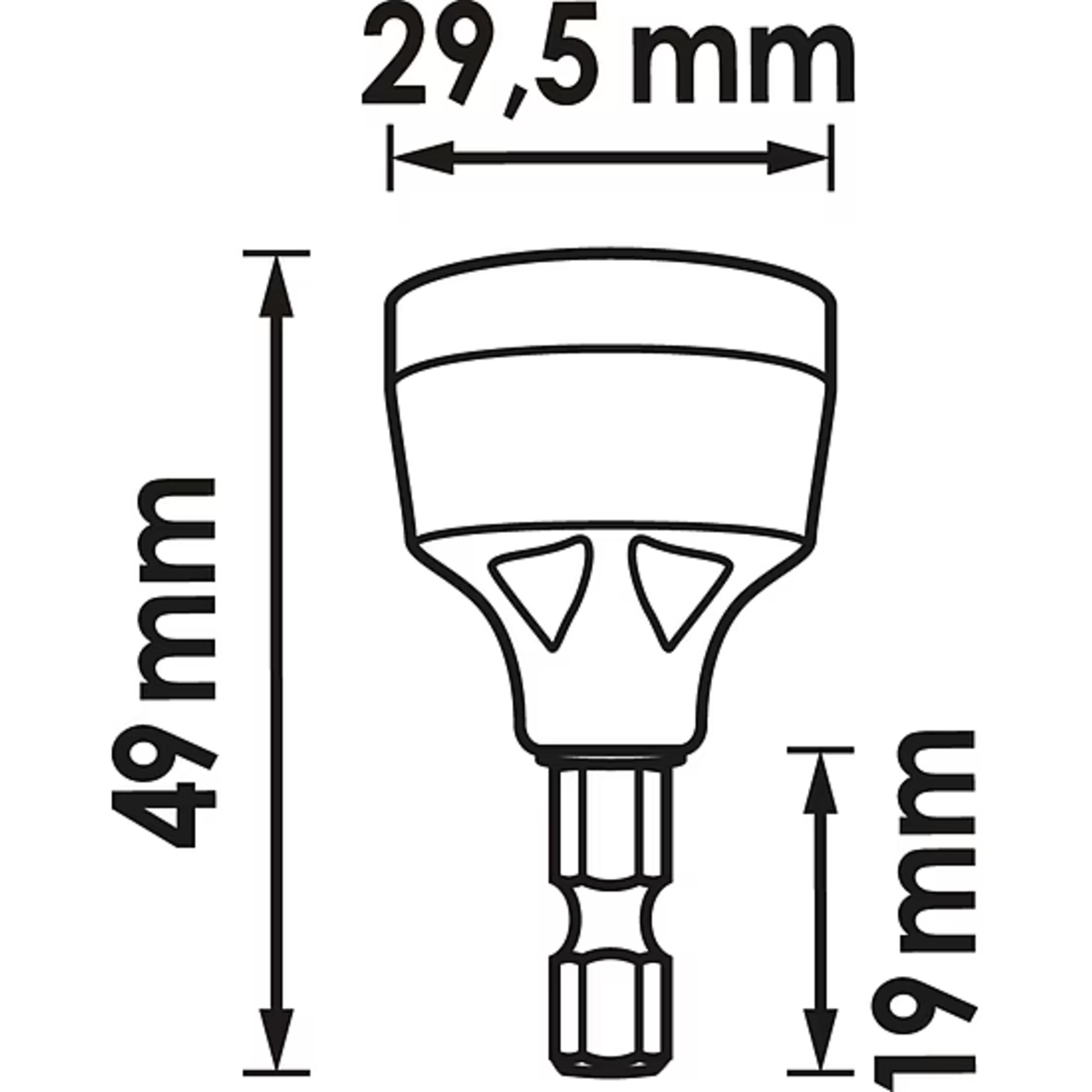 Ébavureur extérieur 3 – 19 mm  VIGOR - V7402
