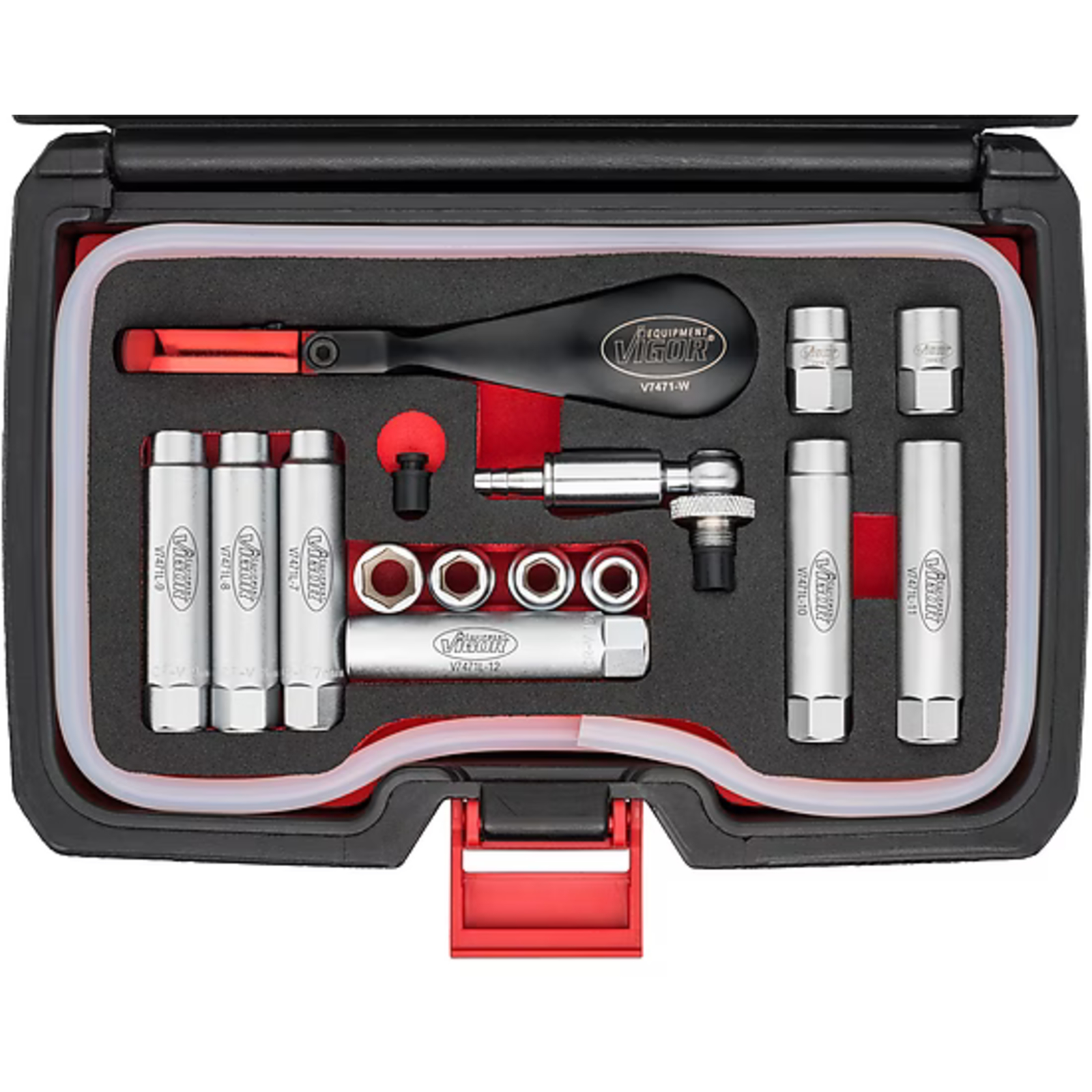 Jeu complet d'outils de purge des freins  VIGOR - V7471/17