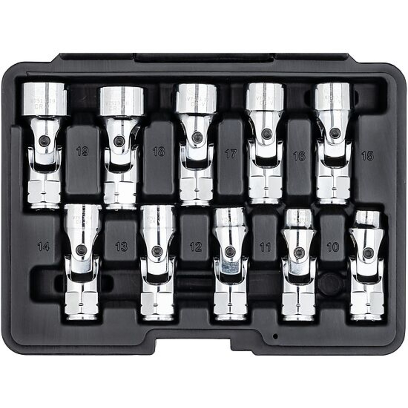Jeu de douilles articulées 12 pans extérieurs 3⁄8″  VIGOR - V7513